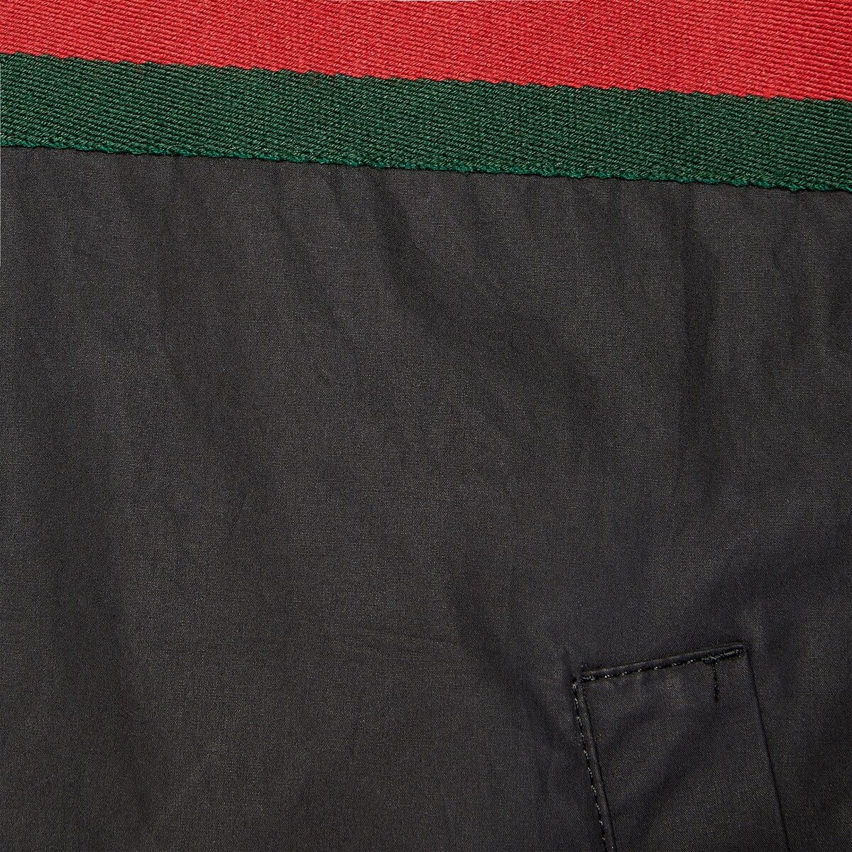 Gucci 48 M Gucci Coated Cotton Windbreaker Label Black Jacket Web Size US M / EU 48-50 / 2 - 7 Thumbnail