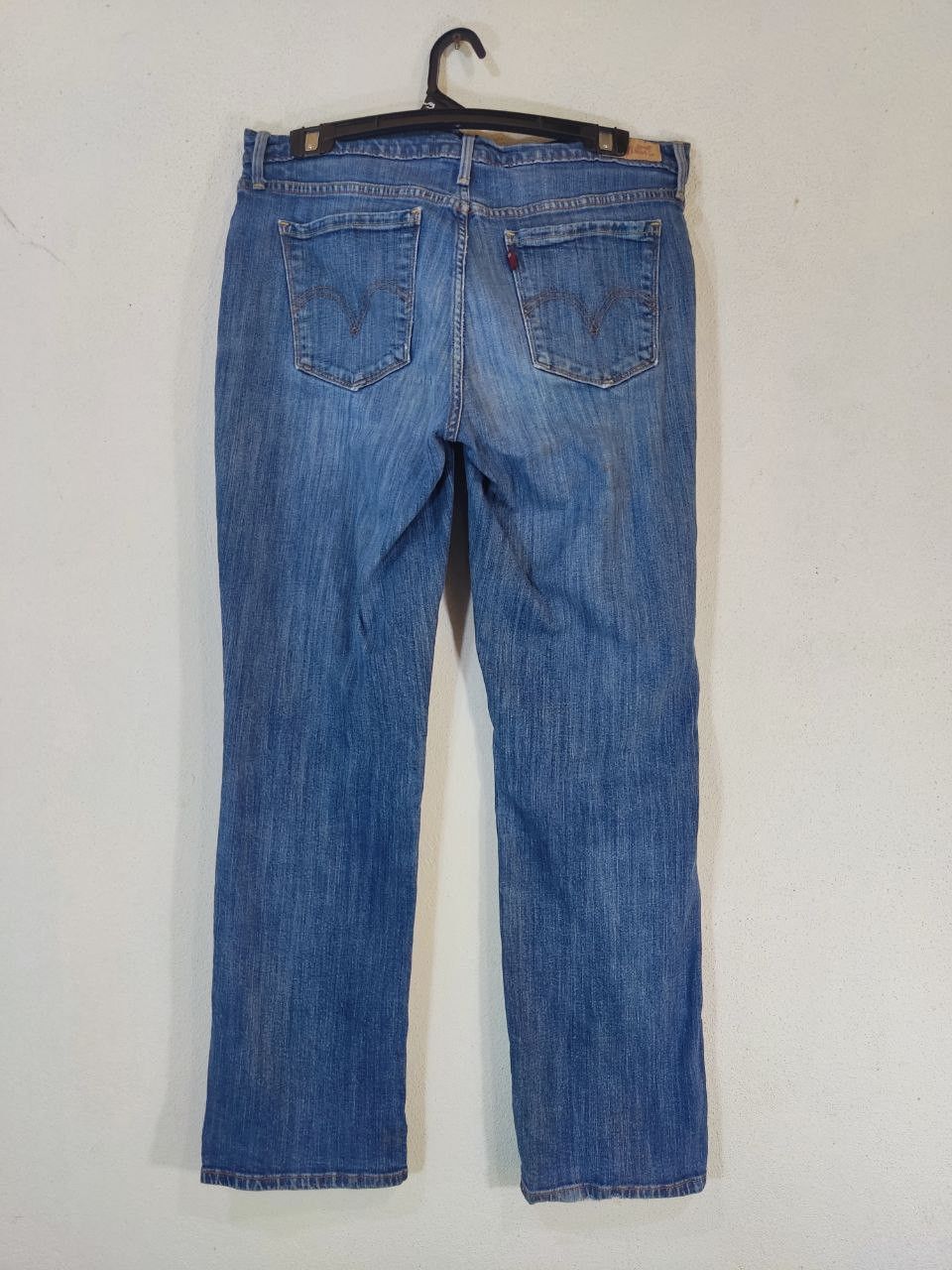Levi's vintage levis 505 straight leg denim nice design Size 33" - 1 Thumbnail