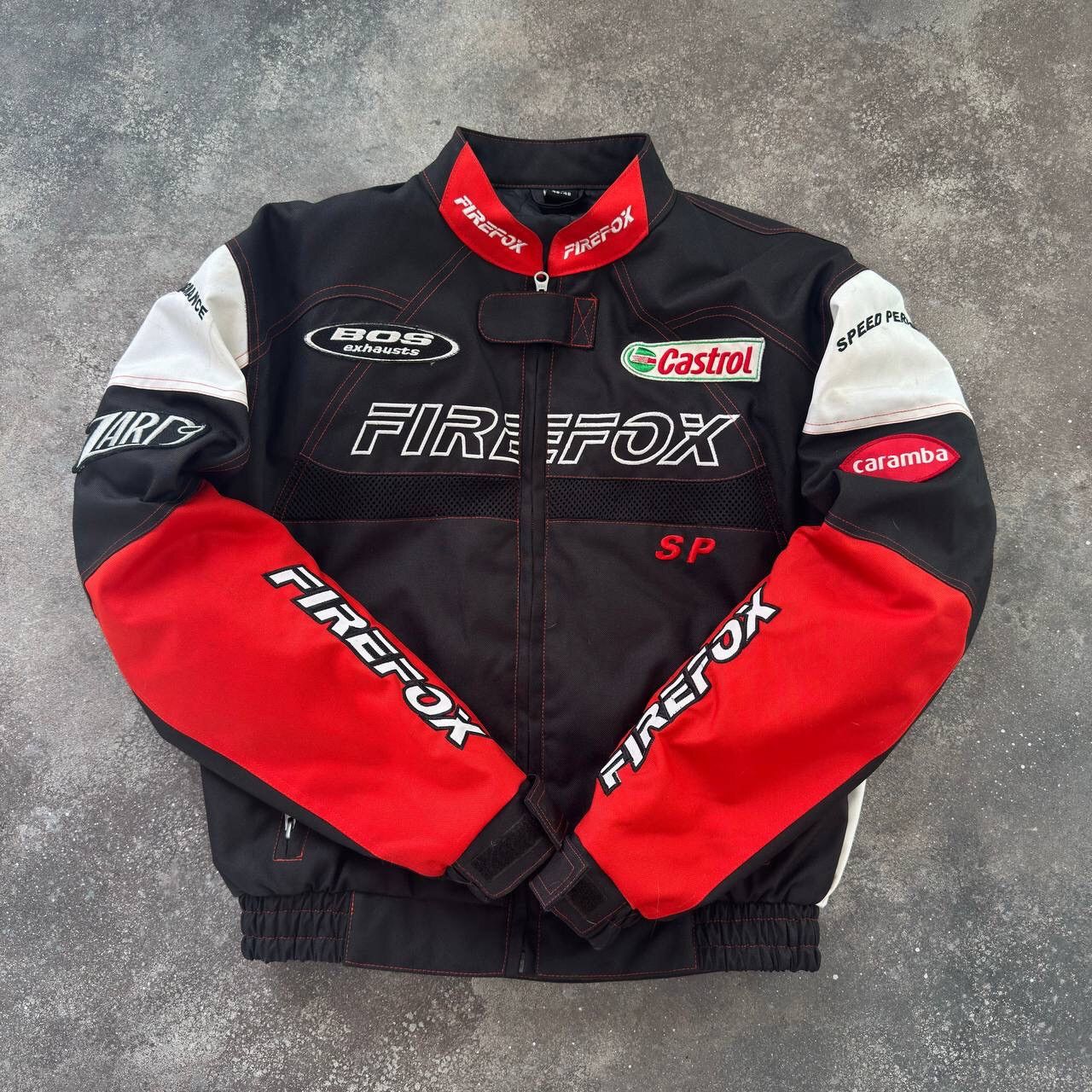 F1 Style Vintage Y2K Motorcycle Racing Jacket