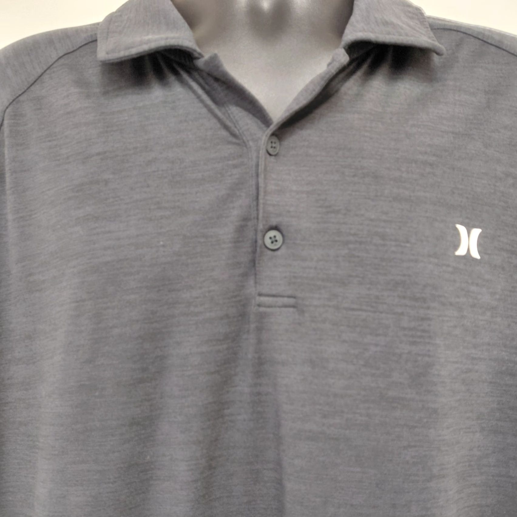 Hurley Hurley Polo Shirt Men’s 2XL Black Heather Short Sleeve Golf Activewear Shirt Regular Fit Logo Button Collared Size US XXL / EU 58 / 5 - 5 Thumbnail