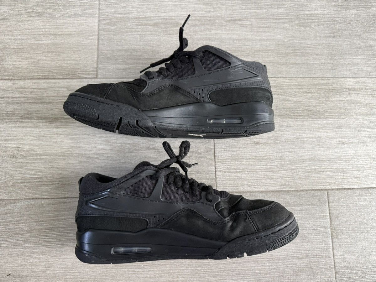 Jordan Brand Men's Air Jordan 4 RM Black Cat Black White Size 12 Used Size US 12 / EU 45 - 3 Thumbnail