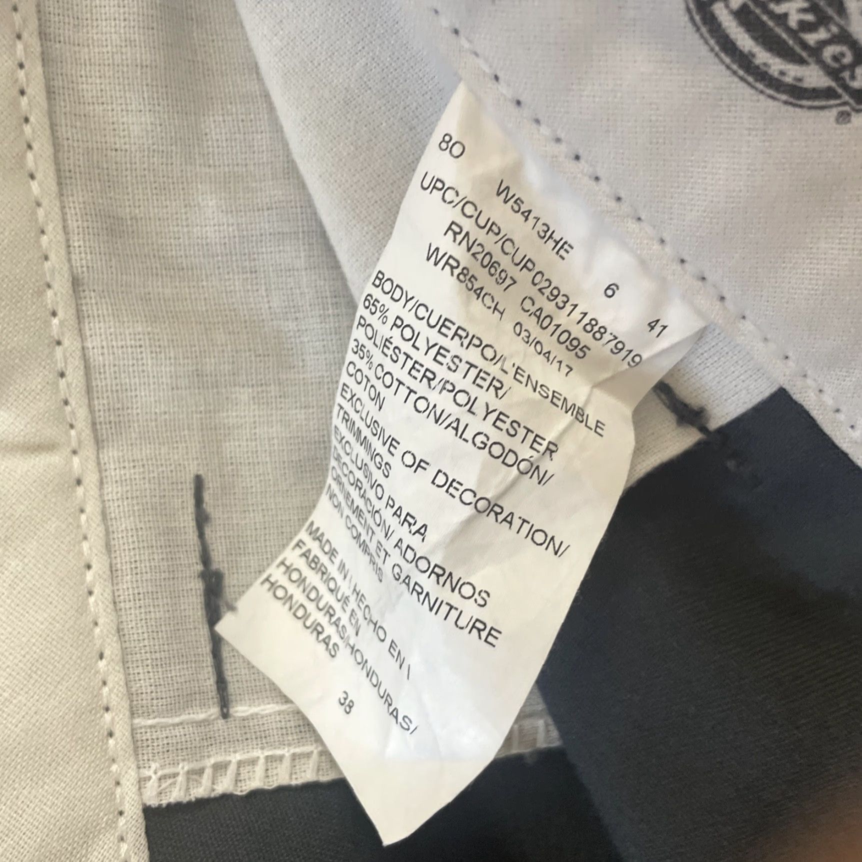 Dickies VINTAGE Dickies Shorts Men 38 Relaxed Fit Y2k Streetwear Twill Cotton Hip Hop Work Chino Gray Baggy Casual Shorts Size US 38 / EU 54 - 6 Thumbnail
