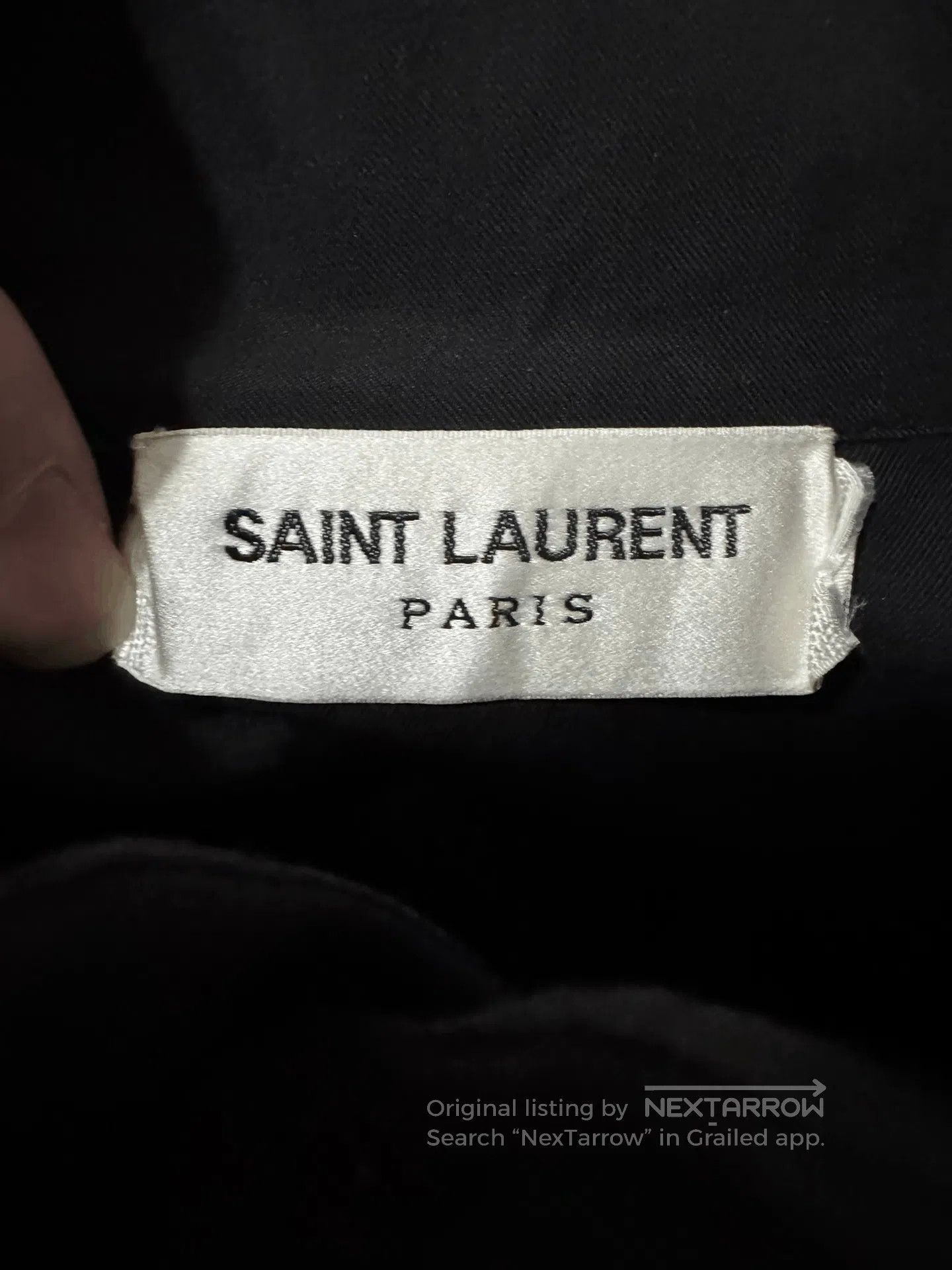 Saint Laurent Paris Saint Laurent Black Warrior Shirt. Size US XS / EU 42 / 0 - 5 Thumbnail