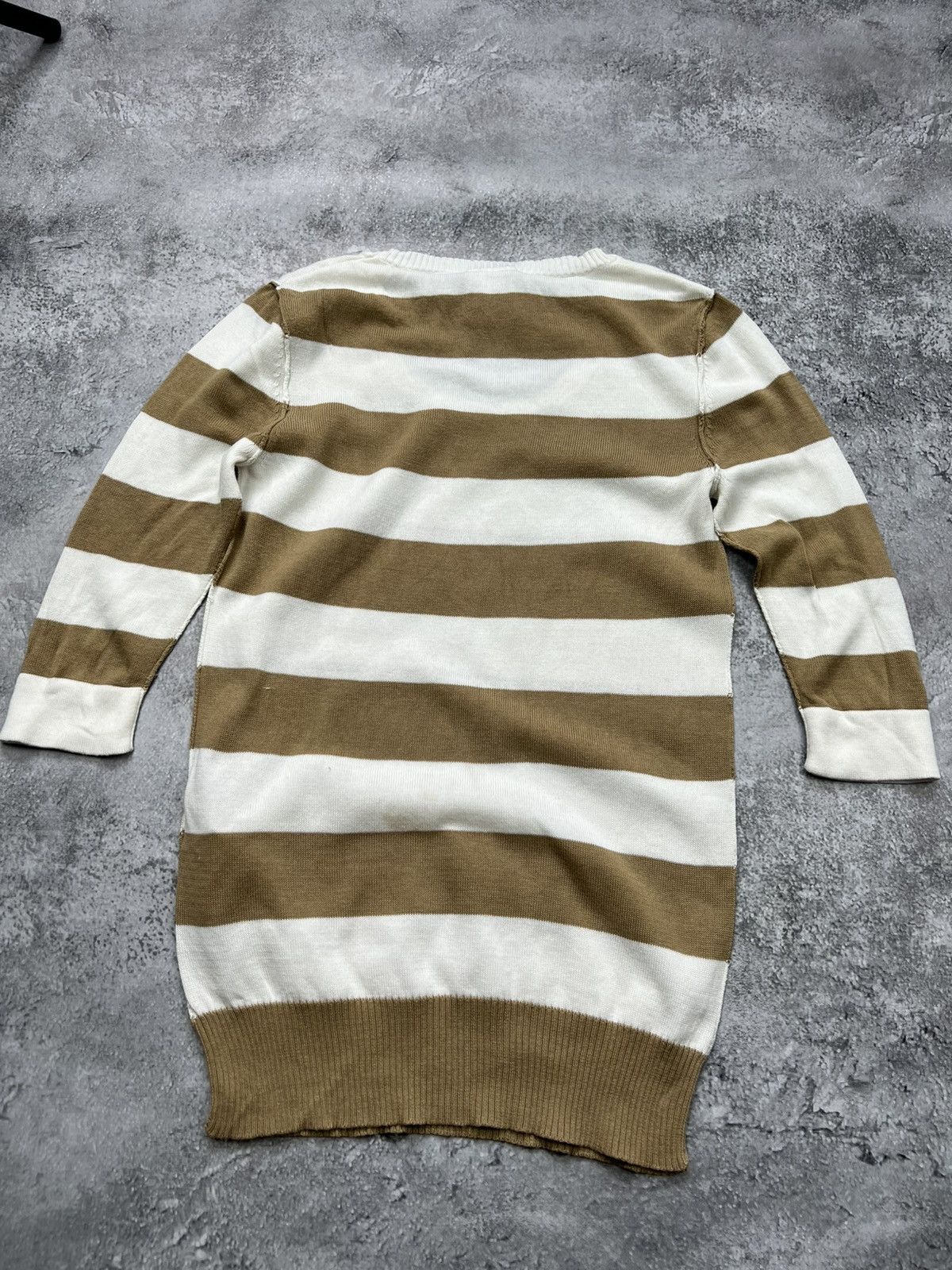 Dolce & Gabbana Dolce Gabbana D&G Striped 3/4 Sleeve Sweater Womens Small Size S / US 4 / IT 40 - 8 Thumbnail