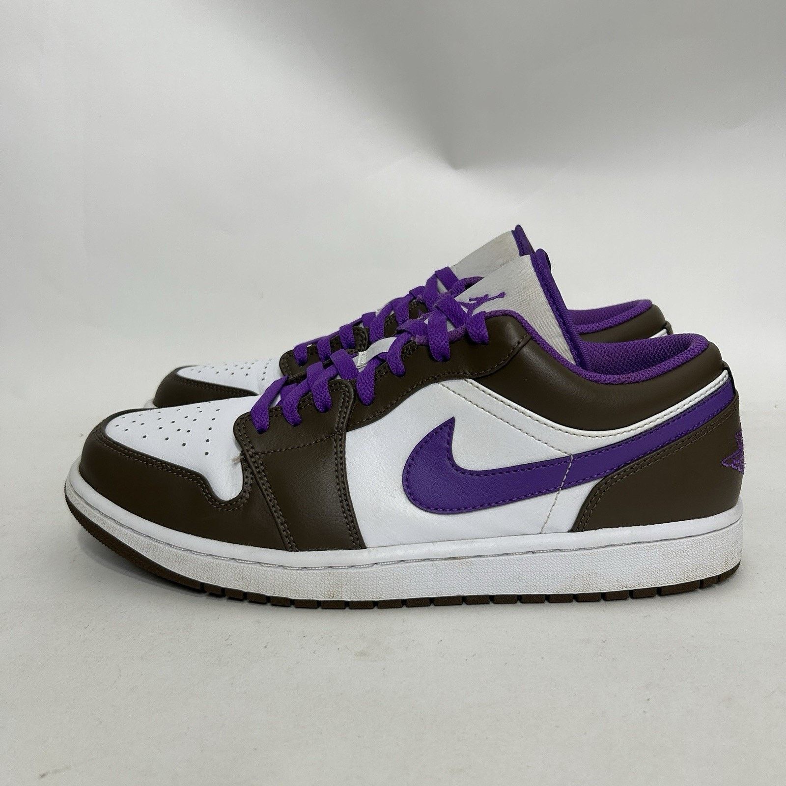 Jordan Brand Nike Air Jordan 1 Low Retro “Purple Mocha/Palomino Berry” Size US 11 / EU 44 - 6 Thumbnail