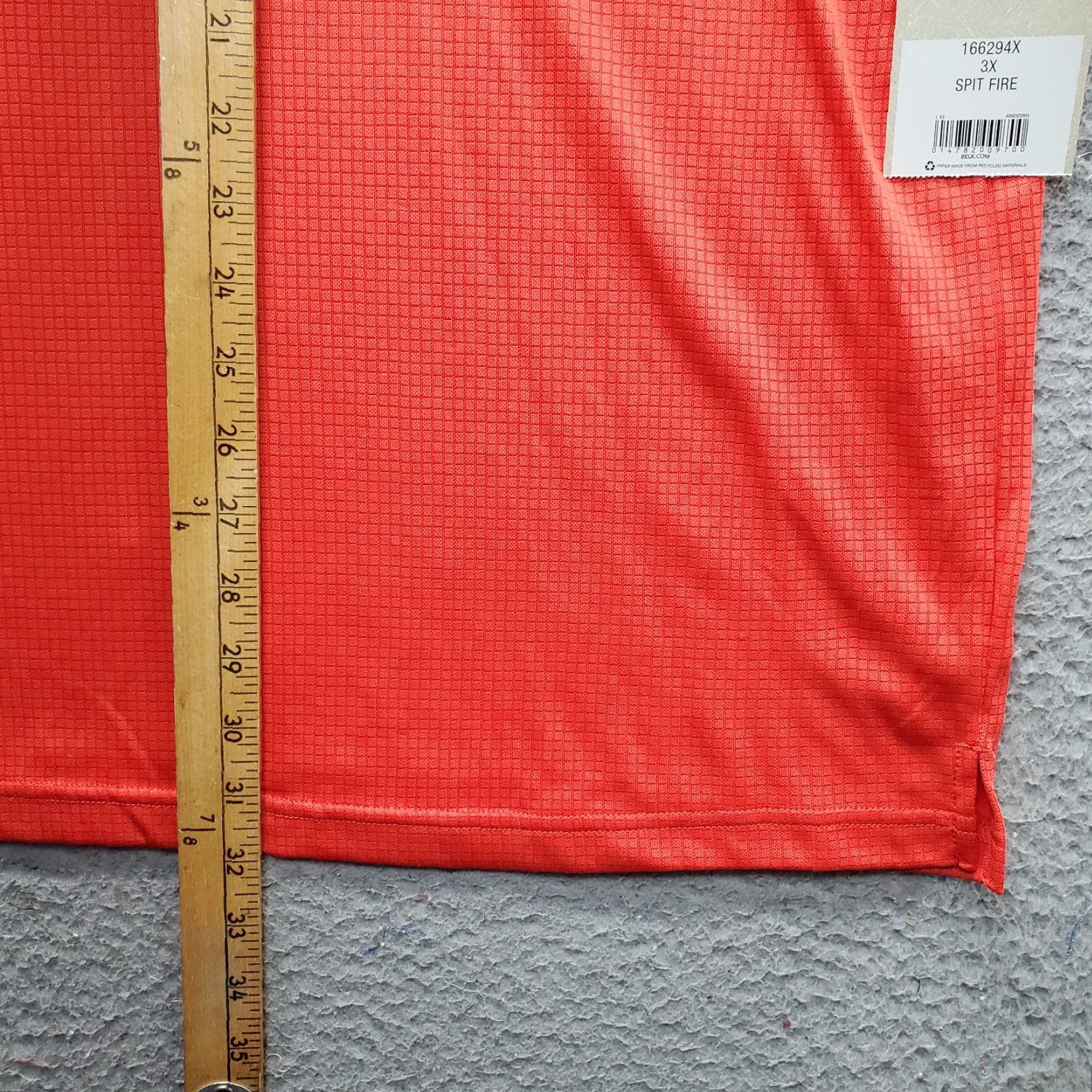 Vintage Saddlebred Polo Shirt Men 3X Orange Relaxed Fit Short Sleeve Collared Popover Shirt Size US XXL / EU 58 / 5 - 3 Thumbnail