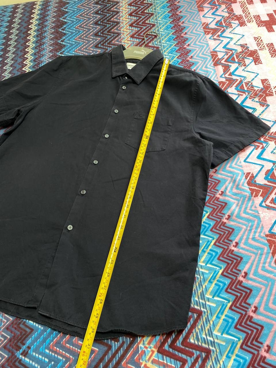 Lacoste Vintage Y2K Lacoste black shirt logo streetwear Size US S / EU 44-46 / 1 - 11 Thumbnail