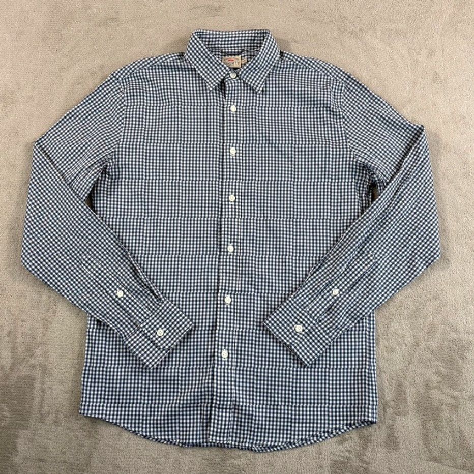 Faherty Faherty Brand The Movement Shirt Button-Down in Blue Gingham Check Men Small NWOT 49 Size US S / EU 44-46 / 1 - 4 Thumbnail