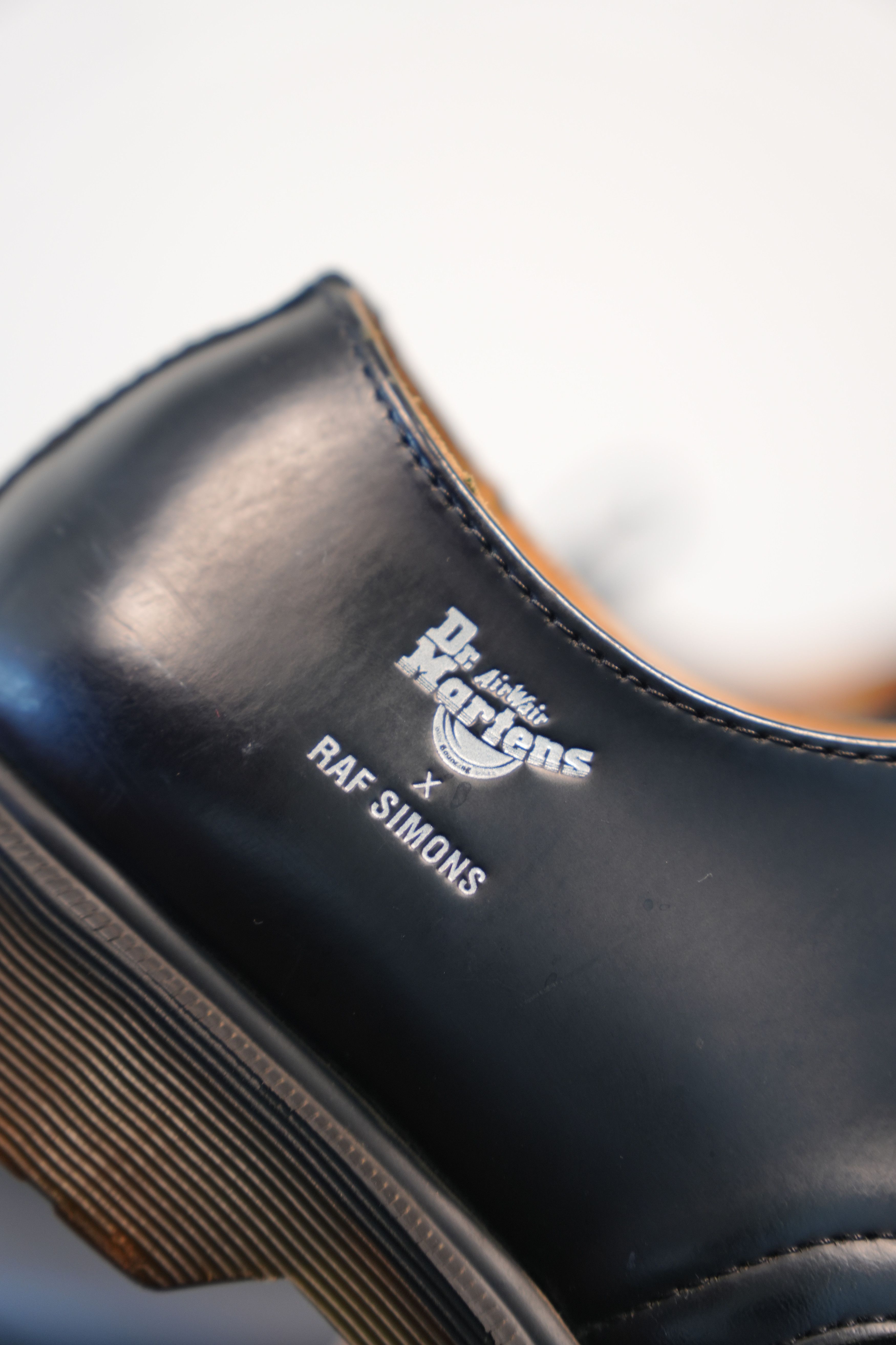 Dr. Martens × Raf Simons STEAL! Raf Simons X Dr. Martens steel toe leather shoe Size US 10 / EU 43 - 4 Thumbnail