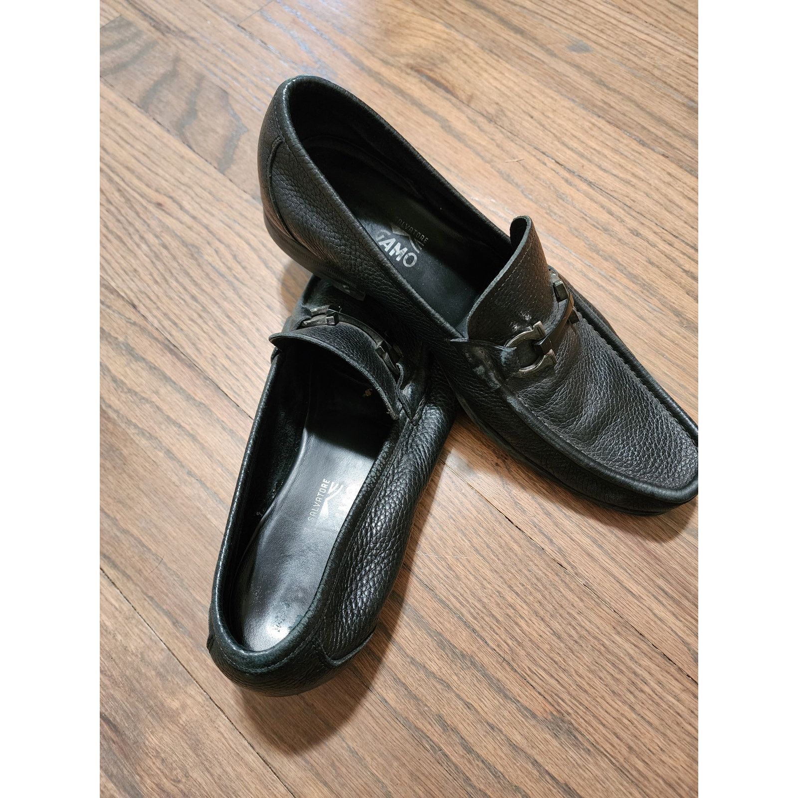Salvatore Ferragamo Salvatore Ferragamo men's Gancini-buckle loafers Size US 10 / EU 43 - 1 Thumbnail