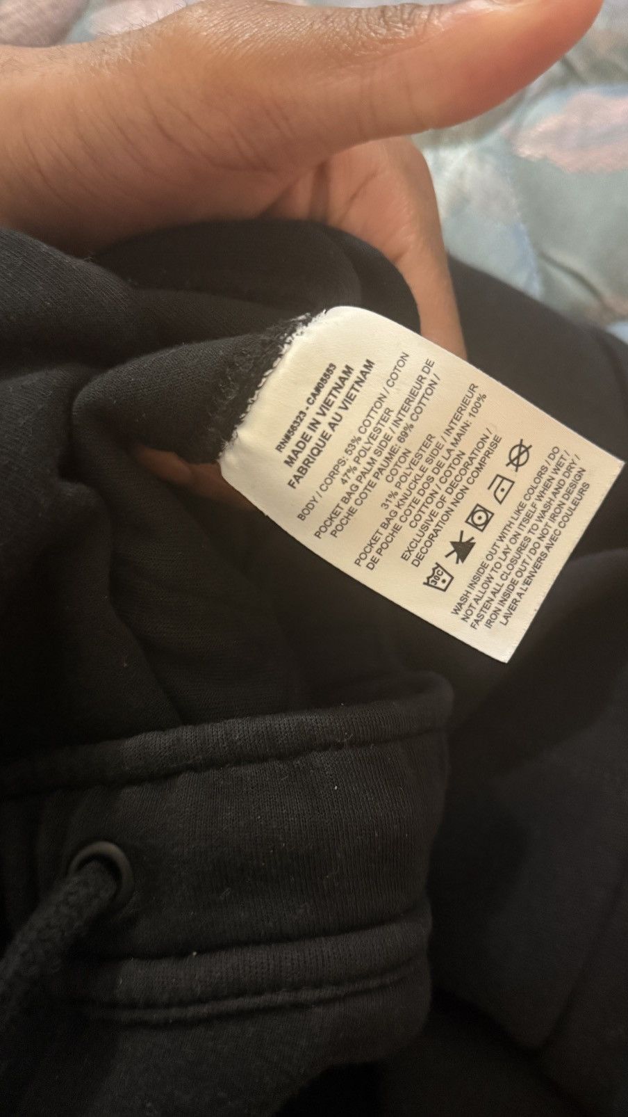 Nike Nike black tech fleece-style joggers Size US 31 - 5 Thumbnail