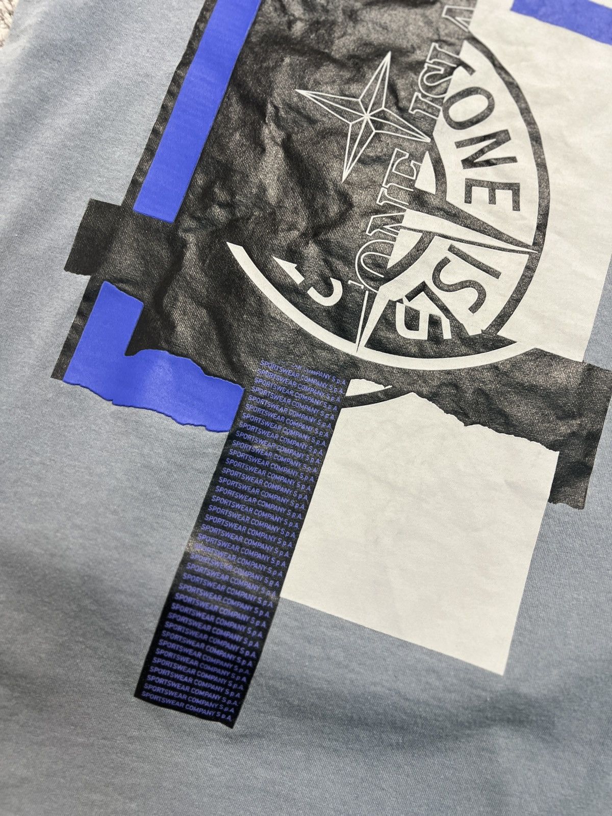 Stone Island × Vintage Stone Island Big Logo T Shirt Tee Size US S / EU 44-46 / 1 - 7 Thumbnail