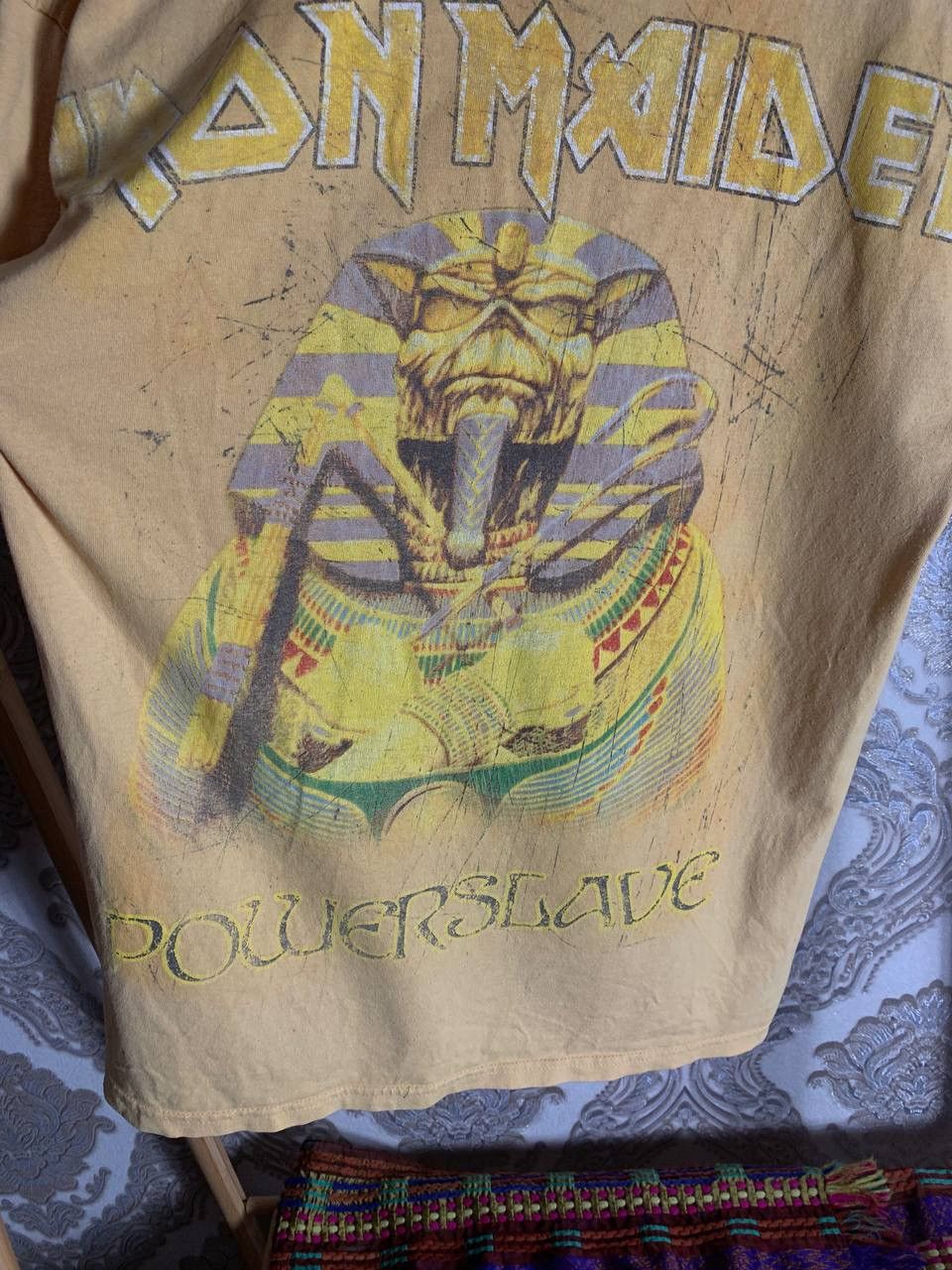 Band Tees VINTAGE IRON MAIDEN PHARAOH RETRO ROCK T-SHIRT METAL 90s Size US S / EU 44-46 / 1 - 4 Thumbnail