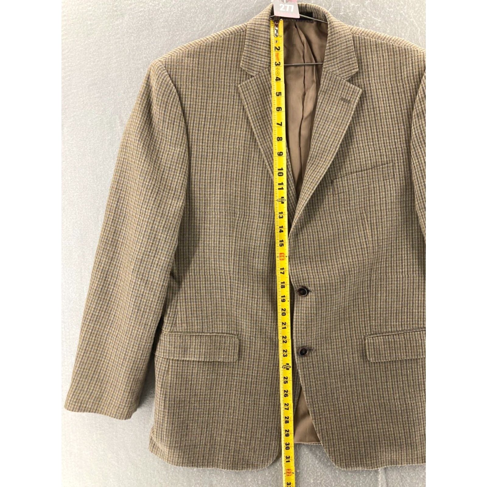 Ralph Lauren Lauren Ralph Lauren Mens 42 R Green Label Silk Blend Plaid Sport Coat Size US XS / EU 42 / 0 - 3 Thumbnail