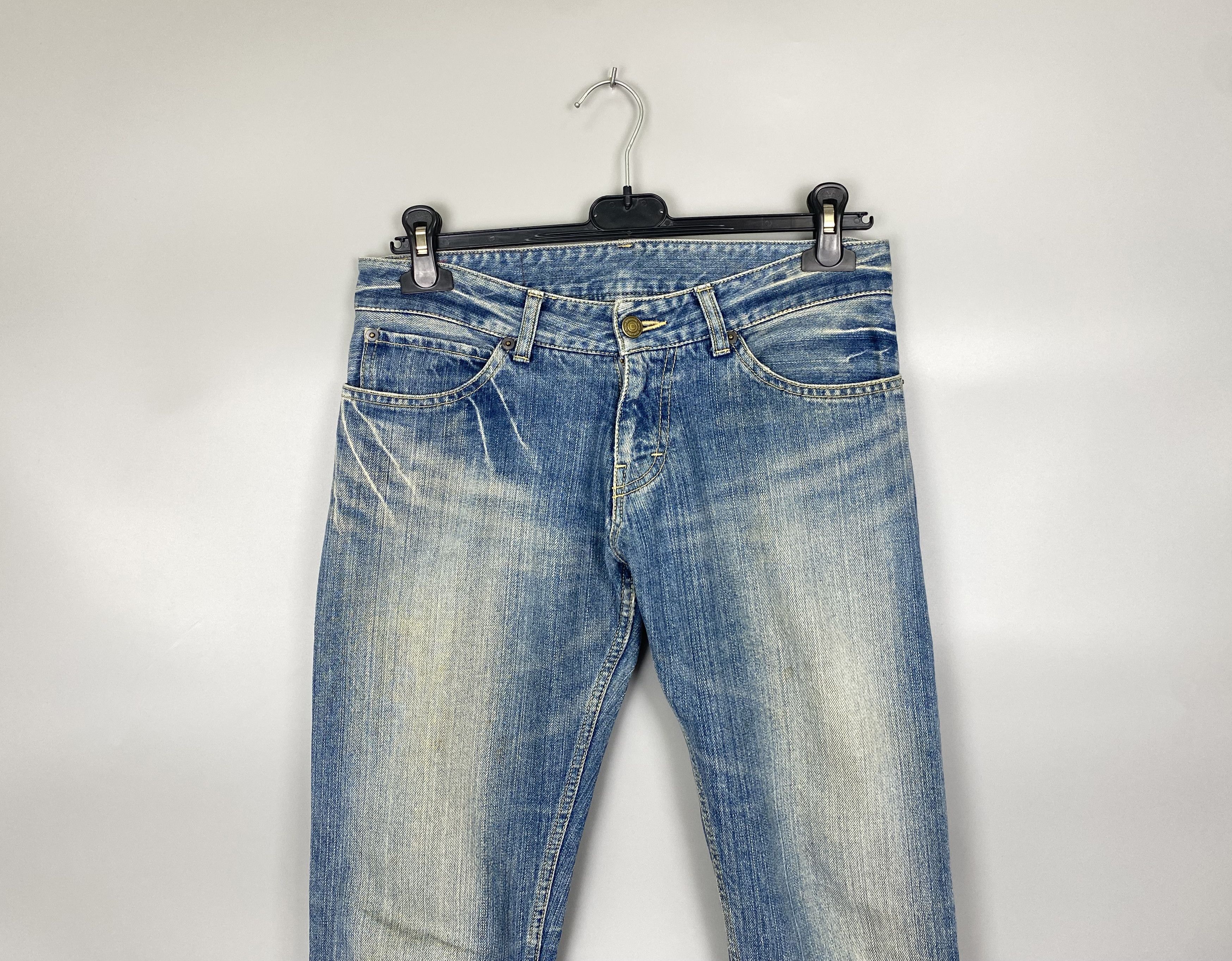Japanese Brand RARE NANATONE Washed Denim Jeans Made in JAPAN Size US 28 / EU 44 - 2 Thumbnail