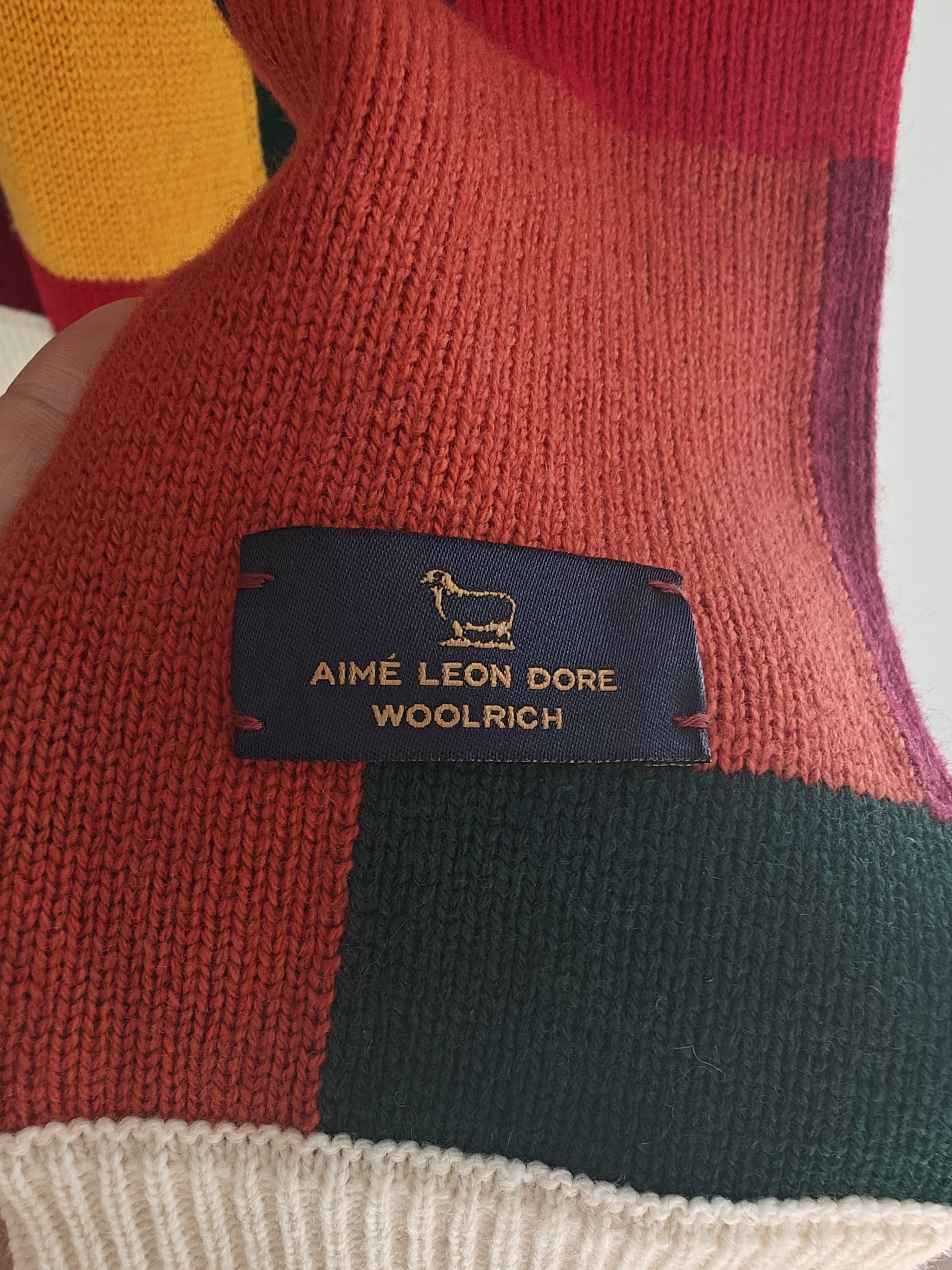 Aime Leon Dore × Woolrich Woolen Mills ALD x Woolrich wool/cashmere sweater S NWOT made in Italy Size US S / EU 44-46 / 1 - 2 Thumbnail