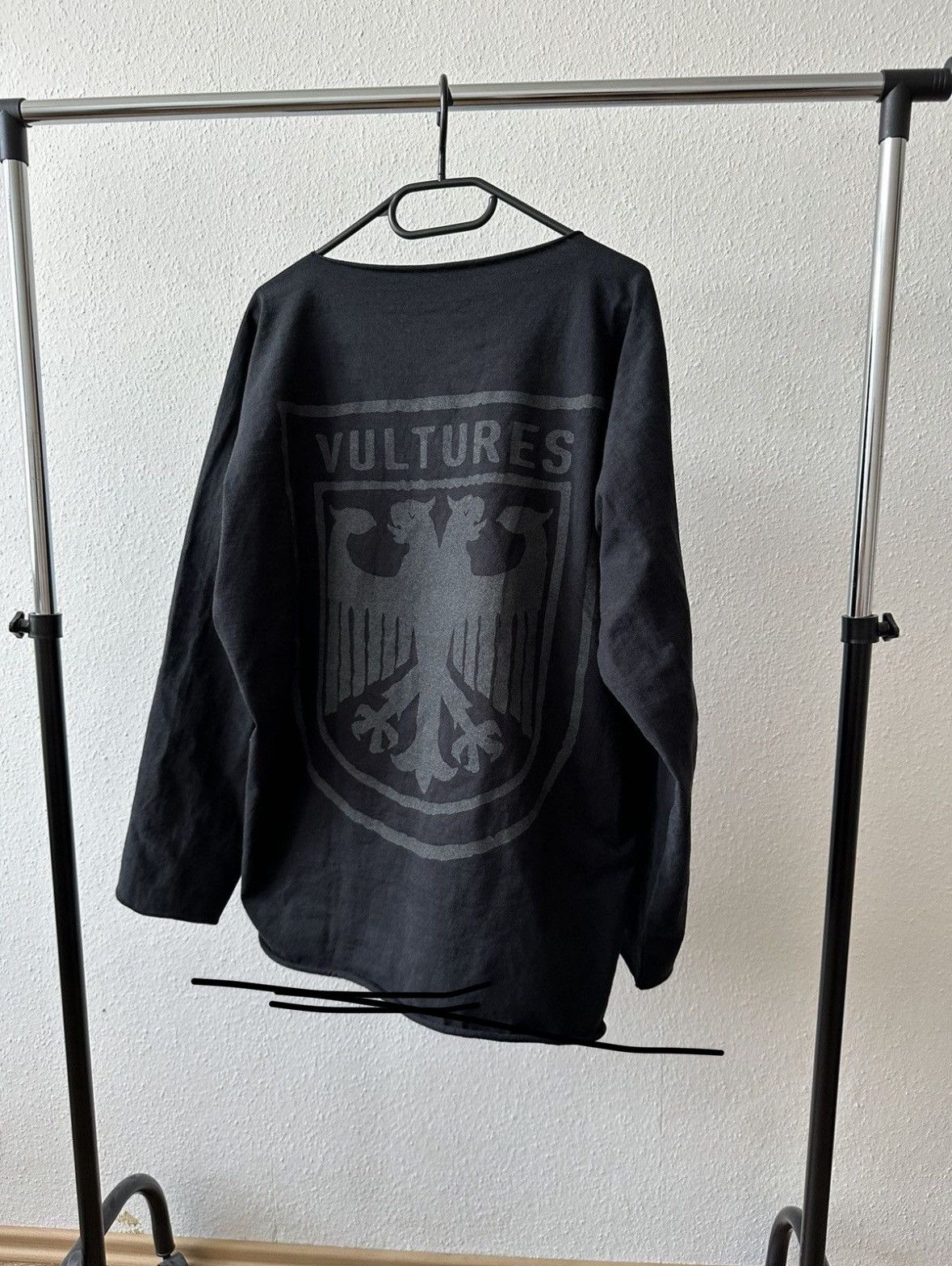Gosha Rubchinskiy × Kanye West VULTURES LONG SLEEVE BLACK Size US L / EU 52-54 / 3 - 4 Thumbnail