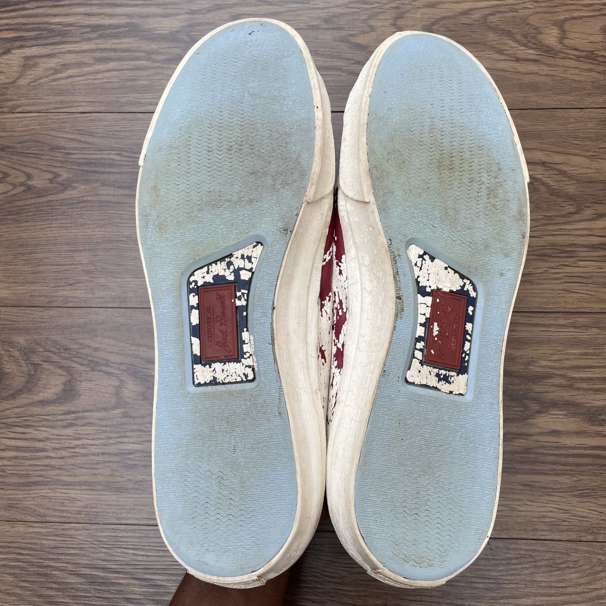 Converse × Maison Margiela Converse x Maison Margiela Jack Purcell Low 'Paint Crack' Size US 13 / EU 46 - 11 Thumbnail