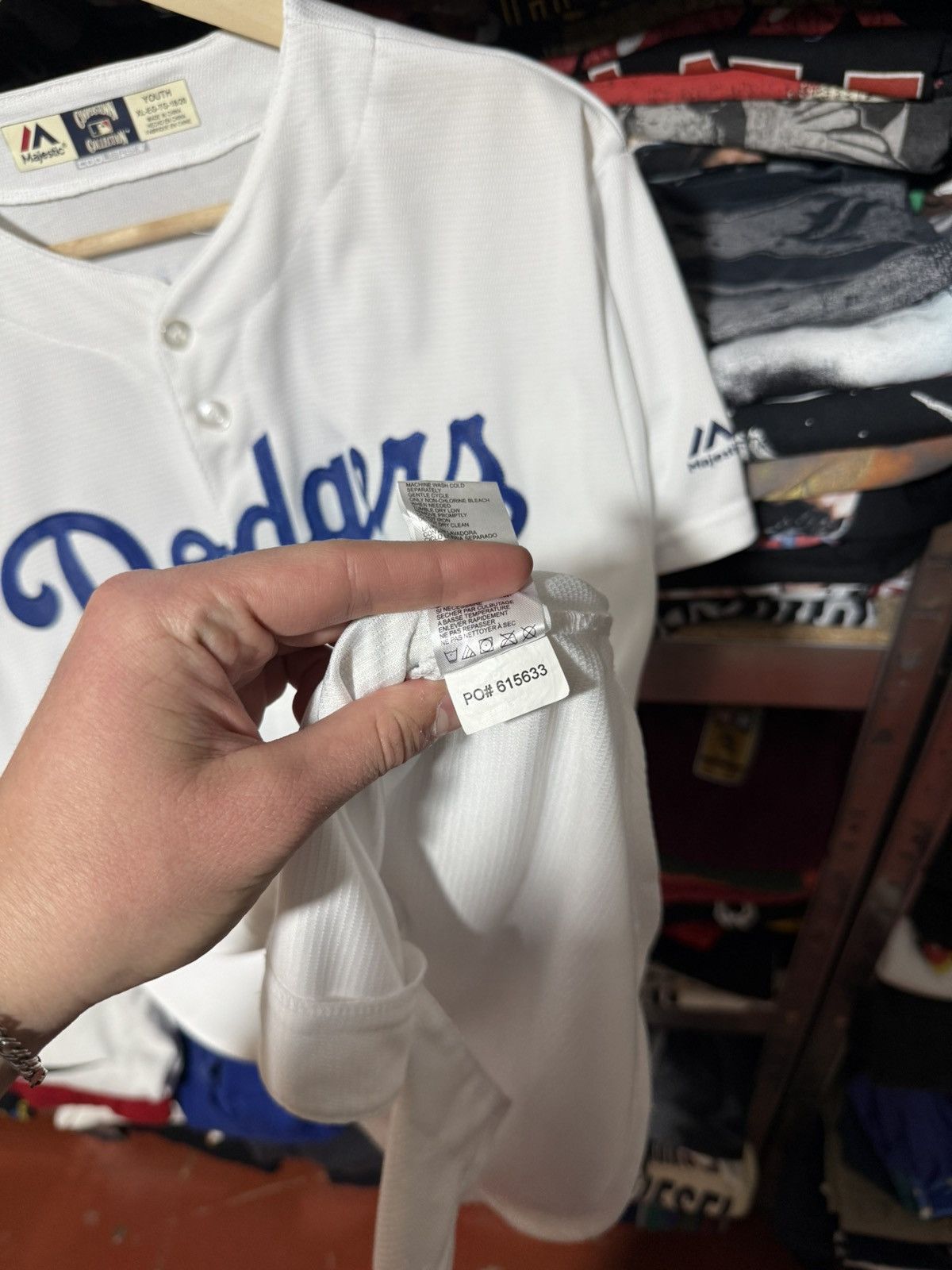 MLB Los Angeles Dodgers Majestic Robinson #42 MLB Youth Jersey Size US L / EU 52-54 / 3 - 9 Thumbnail