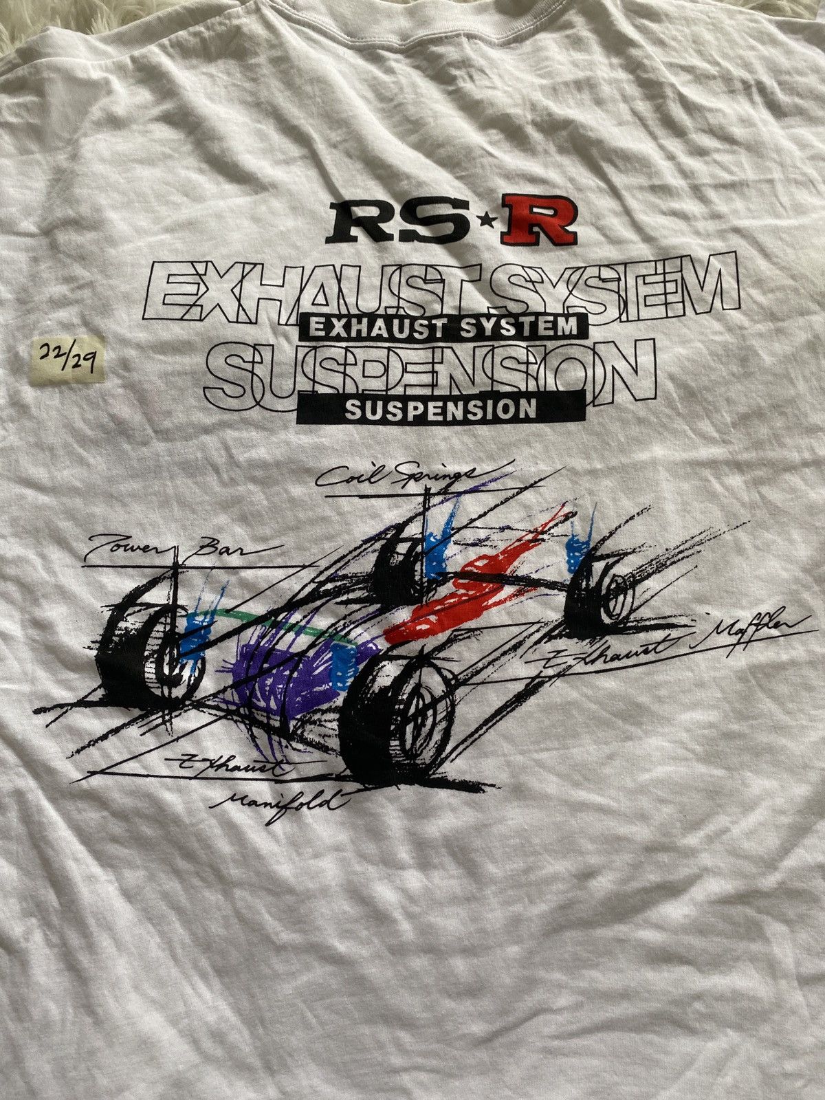 Vintage 🔥OFFER NOW🔥Vintage RS-R Exhaust System Suspension T-shirt Size US L / EU 52-54 / 3 - 10 Thumbnail