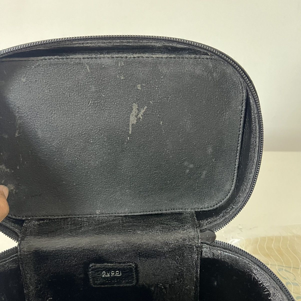 Gucci Gucci Vanity cosmetic Leather vintage bag Size ONE SIZE - 16 Thumbnail