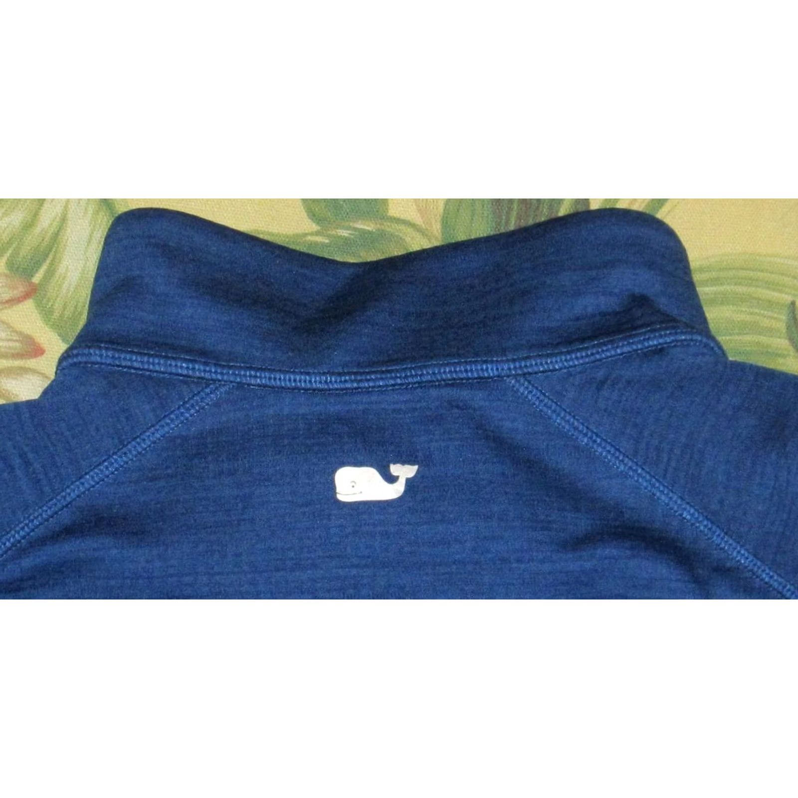 Vineyard Vines VINEYARD VINES Blue Quarter Zip Performance Sweater M Mens Size US M / EU 48-50 / 2 - 3 Thumbnail
