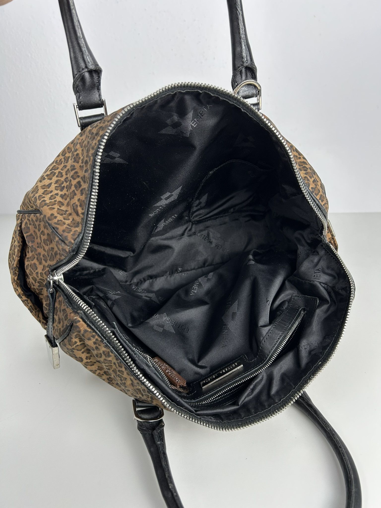 Bottega Veneta Vintage Bottega Veneta leopard print mini boston bag Size ONE SIZE - 16 Thumbnail