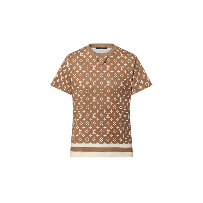 Women's Louis Vuitton Lv Logo T Shirt Top Tunic Sz Xs