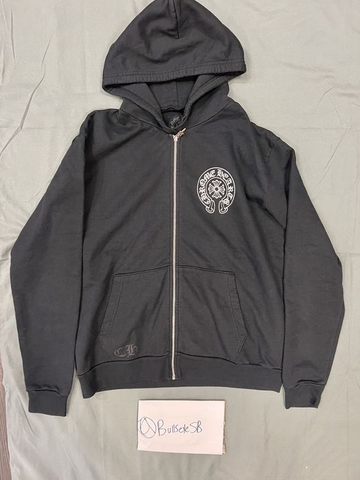 Chrome Hearts Chrome Hearts Osaka Horseshoe Black Zip-Up | Grailed