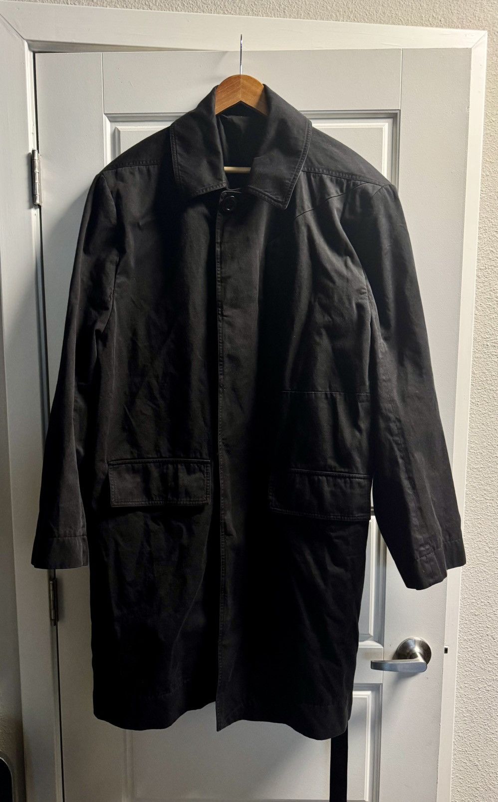 Rick Owens Drkshdw Jumbo Mac Twill Coat Size US S / EU 44-46 / 1 - 1 Thumbnail