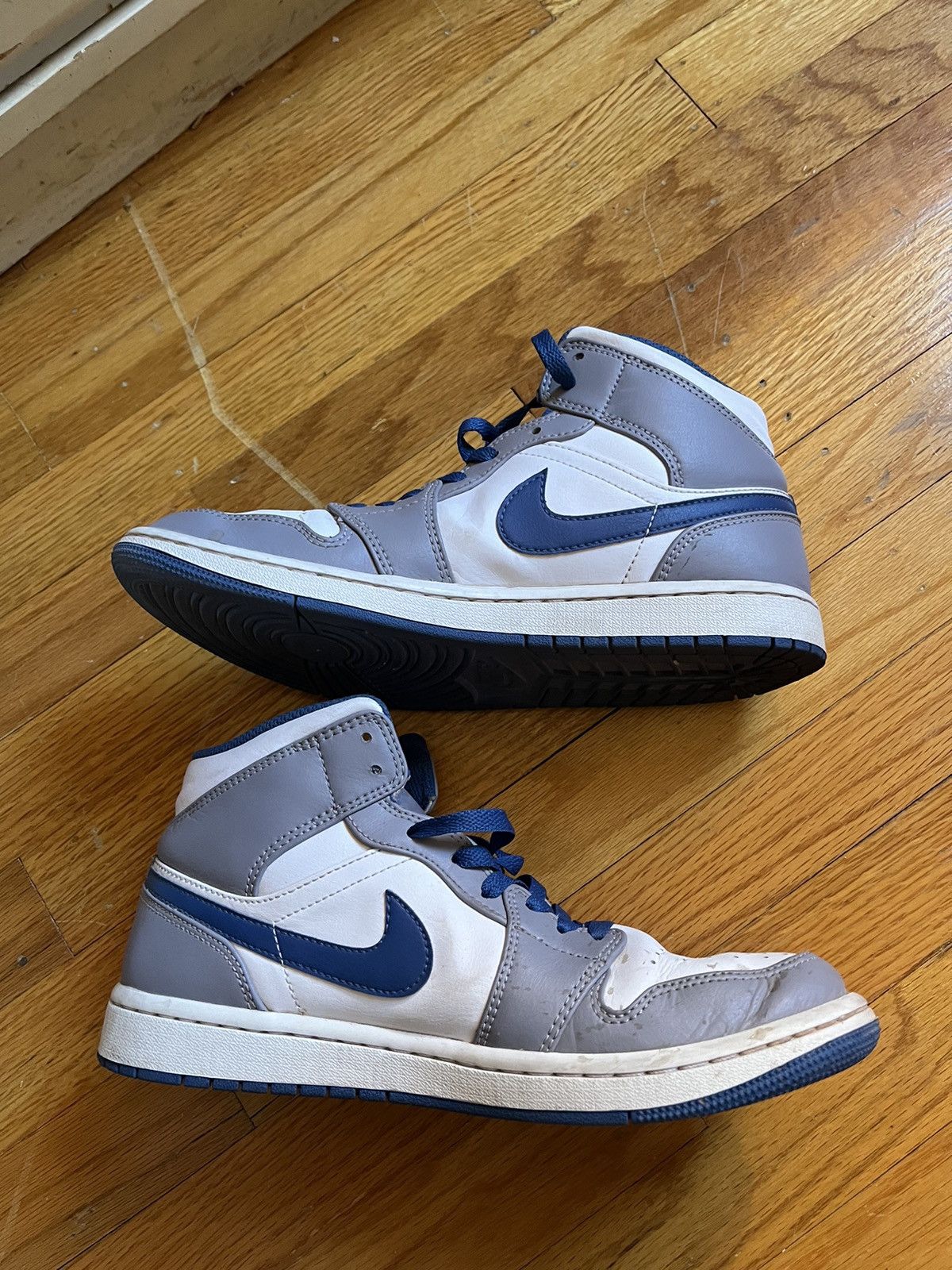 Jordan Brand Grey And Blue Jordan 1 Size US 8 / EU 41 - 3 Thumbnail