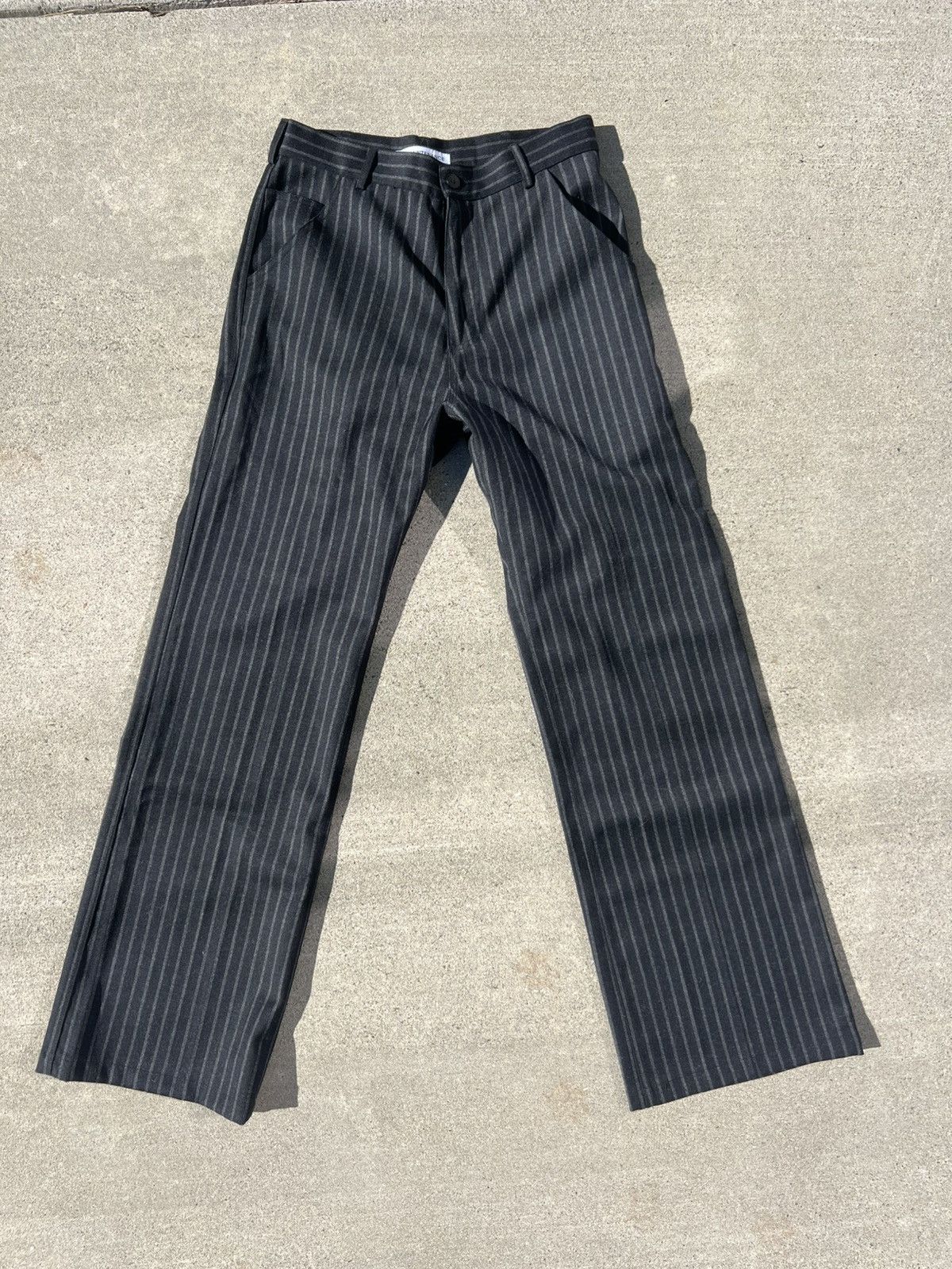 No Maintenance No Maintenance Pinstripe Wool “Drifter” Trousers Size US 30 / EU 46 - 1 Thumbnail