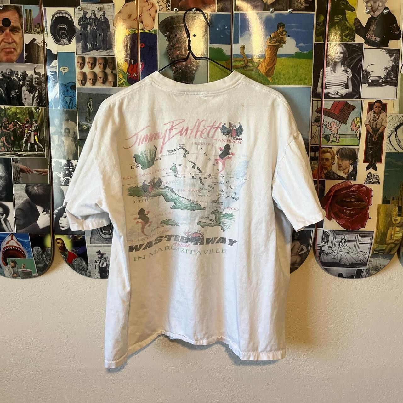 Vintage 1994 Jimmy Buffett Single Stitched Tour T-shirt Size US XL / EU 56 / 4 - 2 Thumbnail