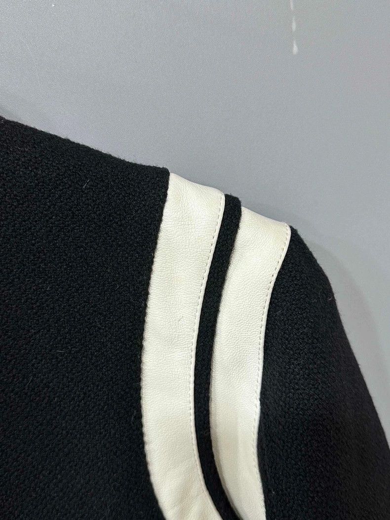 Saint Laurent Paris Saint Laurent Paris Black and white Teddy jacket 2505-Nexta Size XS / US 0-2 / IT 36-38 - 5 Thumbnail