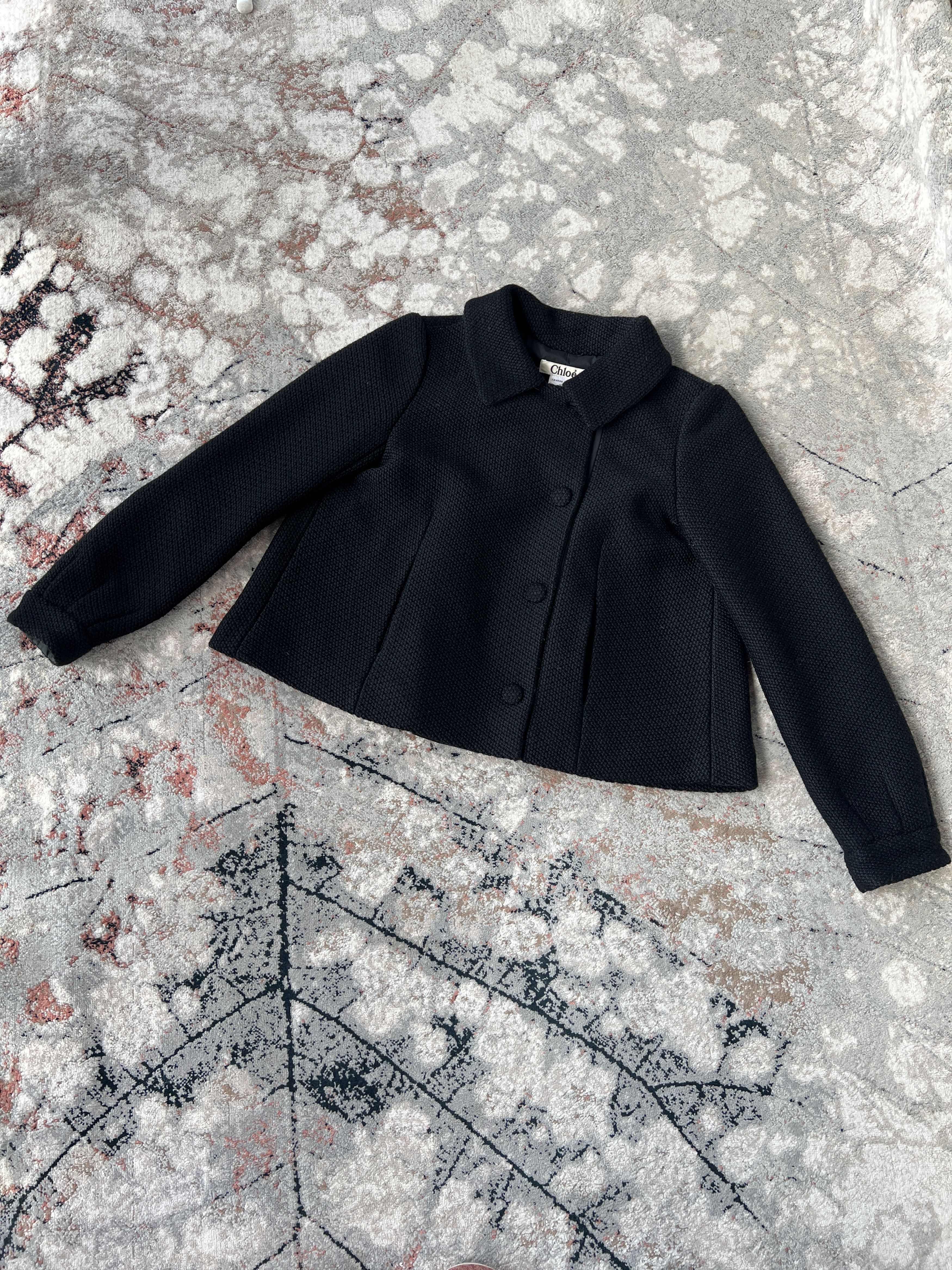 Chloe Chloe Wool Coat Size S / US 4 / IT 40 - 1 Thumbnail