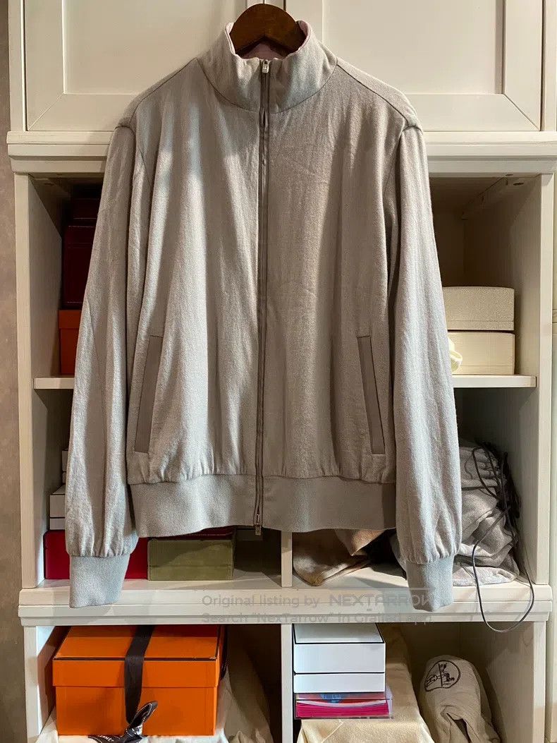 Loro Piana Loro Piana Bomber two-sided windbreaker jacket with storm Size M / US 6-8 / IT 42-44 - 3 Thumbnail