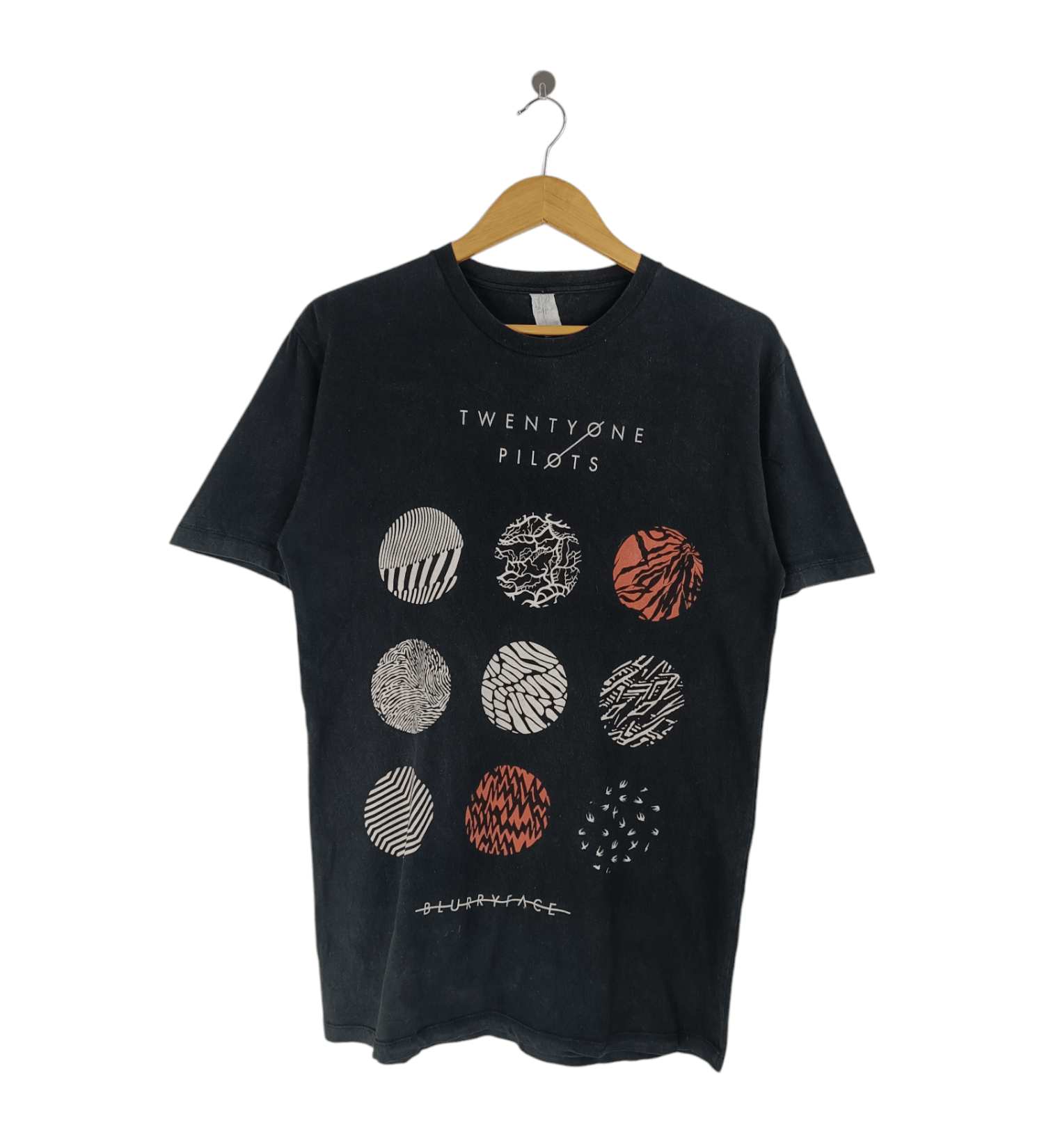 Band Tees VINTAGE FADED TWENTY ONE PILOT BLURRYFACE TEE imagine dragon Size US M / EU 48-50 / 2 - 1 Thumbnail