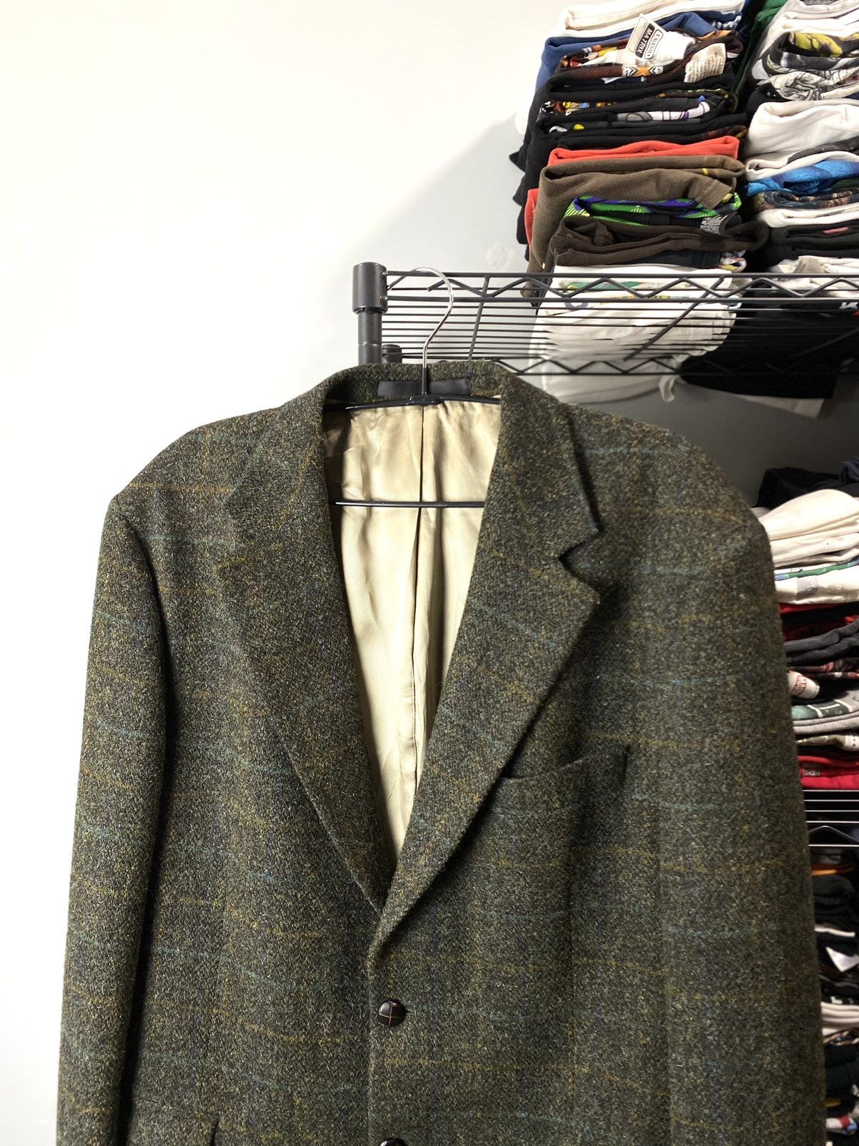 Harris Tweed Vintage Harris Tweed Pure Wool Jacket Blazer Size US XL / EU 56 / 4 - 3 Thumbnail