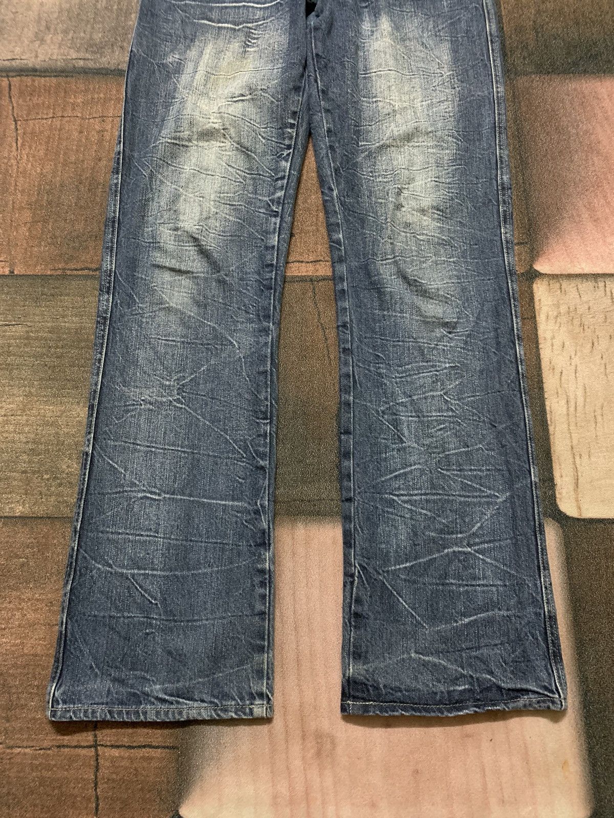 If Six Was Nine × Japanese Brand × Le Grande Bleu (L.G.B.) root three style stone wash faded jeans punk grunge japanese Size US 32 / EU 48 - 12 Thumbnail