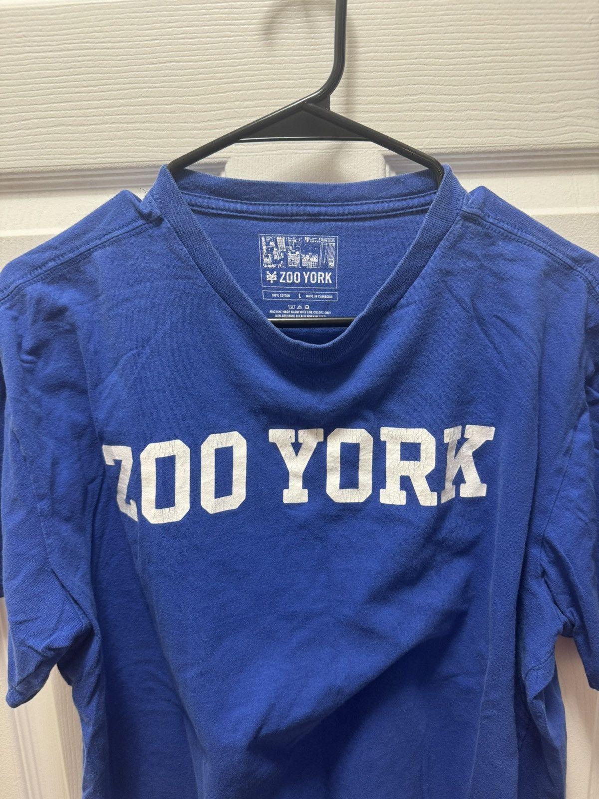 Zoo York Zoo York Blue White Logo Vintage Skater Shirt 2010s Size US L / EU 52-54 / 3 - 2 Thumbnail