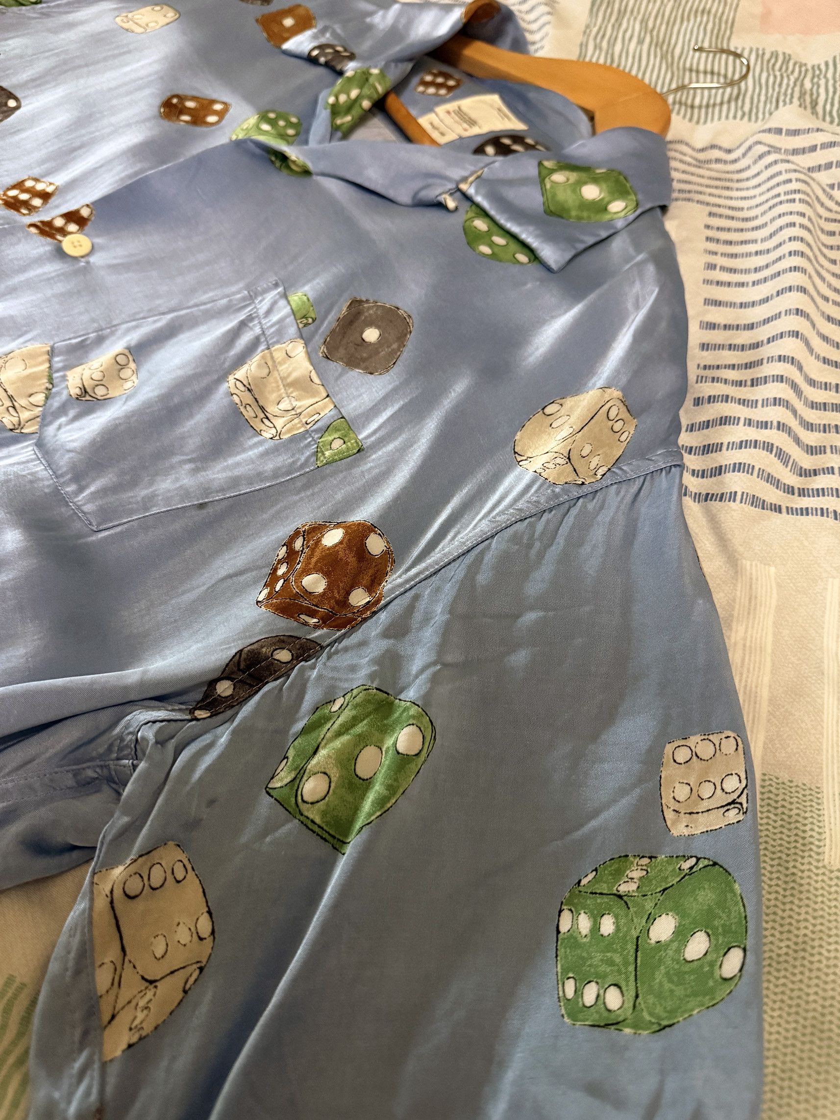 Visvim 21 SS Wallis Shirt Dice Blue Sz. 1 012101105011013 Size US S / EU 44-46 / 1 - 6 Thumbnail