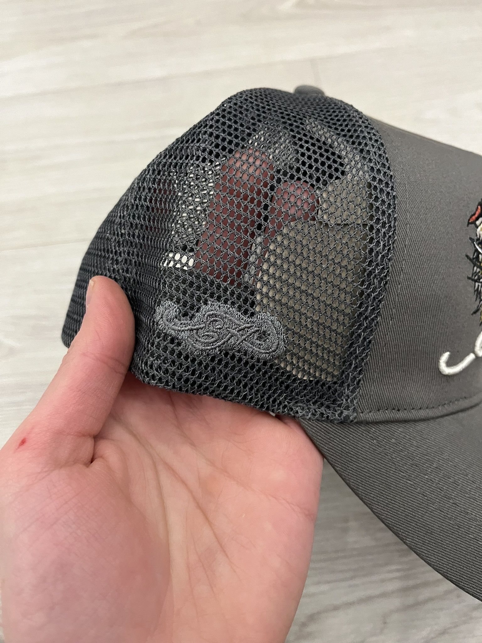 Ed Hardy Ed Hardy ed-rear twill front mesh trucker cap Size ONE SIZE - 5 Thumbnail