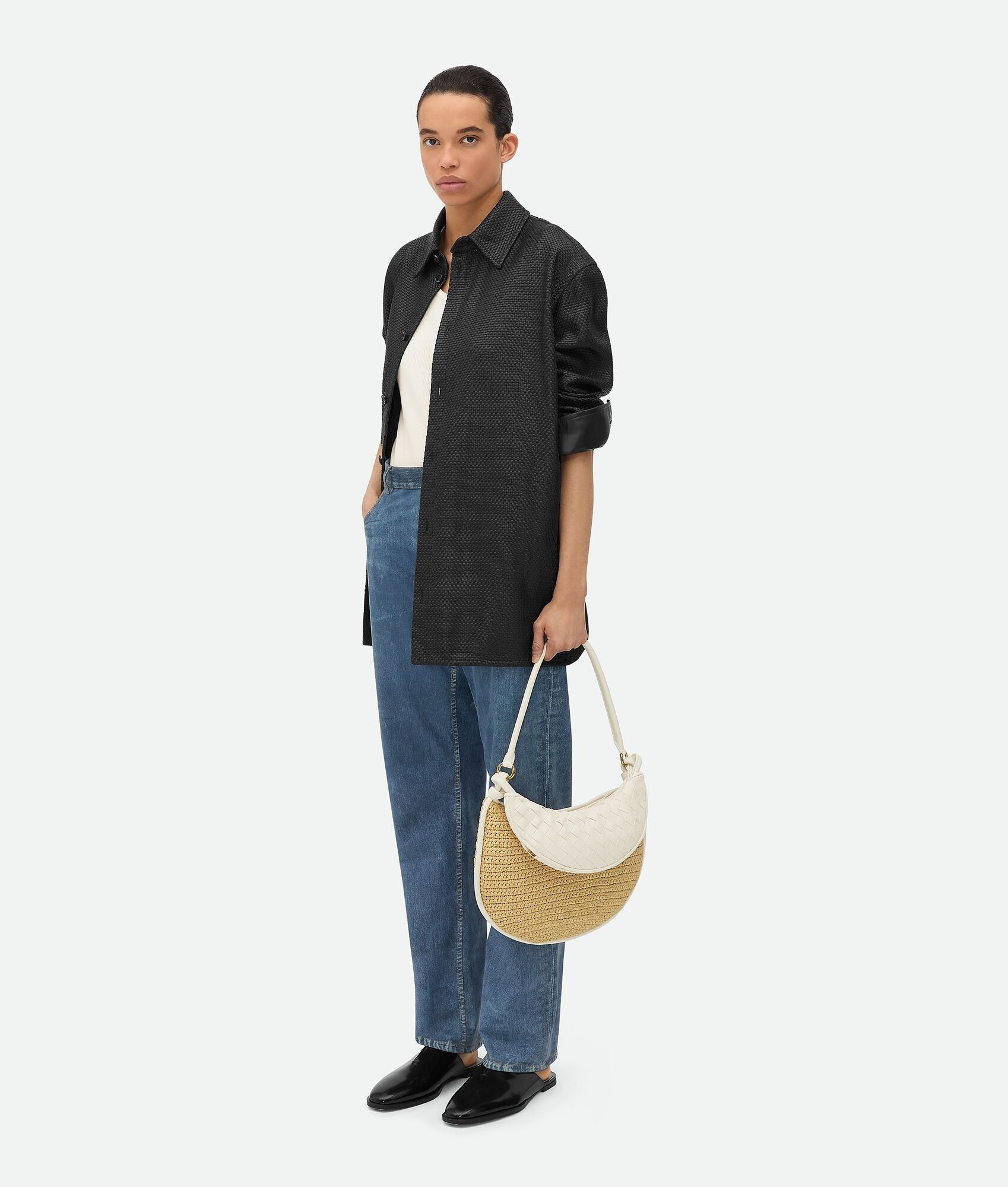 Bottega Veneta o1lf3ng10525 Size: OS / Gemelli Bag in Natural/Chalk Size ONE SIZE - 6 Thumbnail