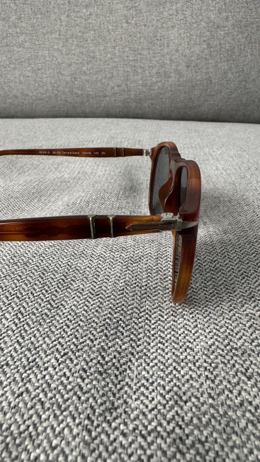 Persol Persol Brown Havana Sunglasses Classic Round Frame Size ONE SIZE - 12 Thumbnail