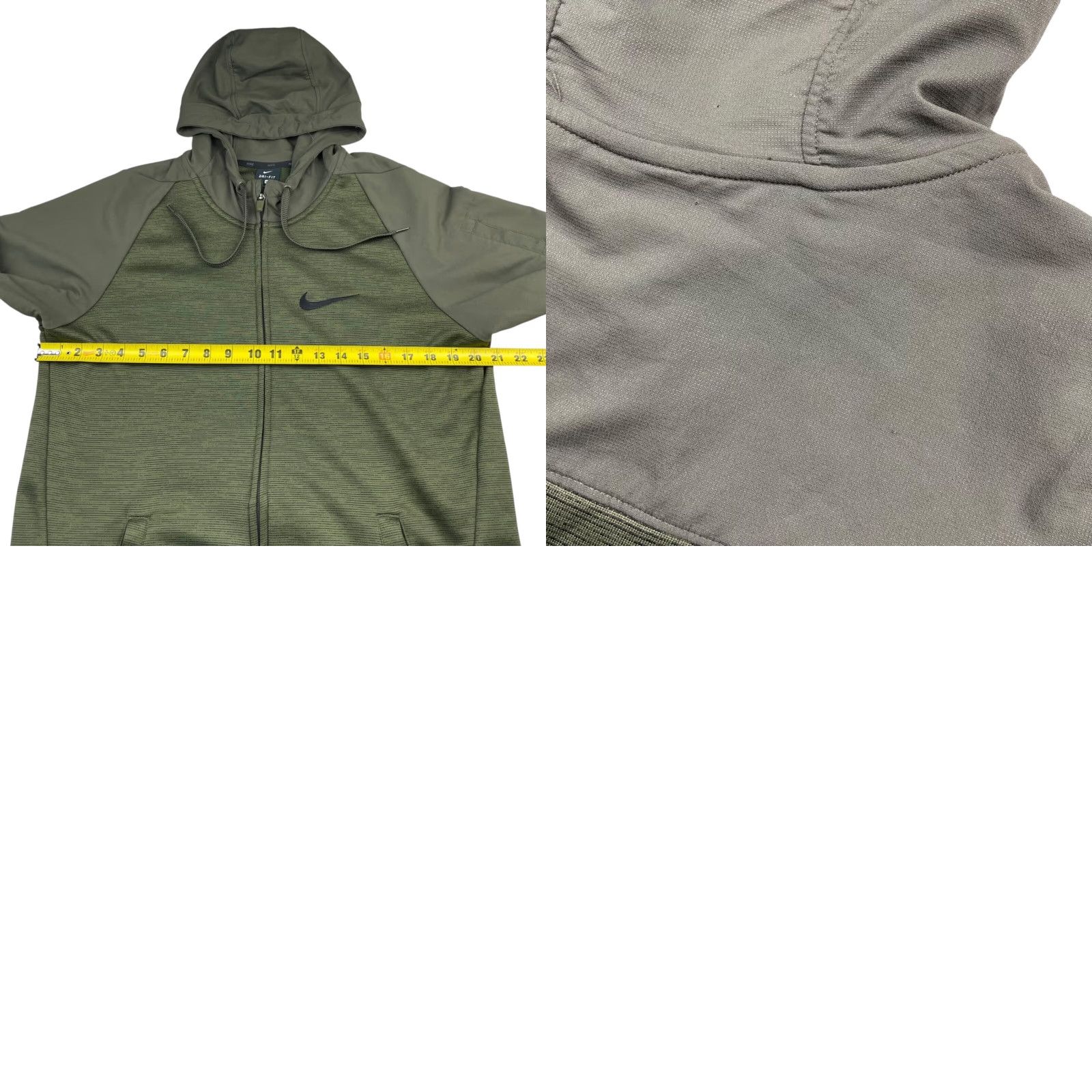 Nike Nike Men’s Hoodie Green Full Zip" Size US M / EU 48-50 / 2 - 8 Thumbnail