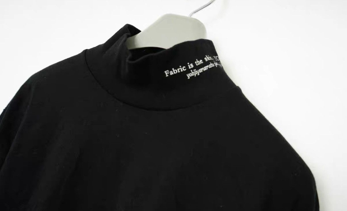 Yohji Yamamoto Yohji Yamamoto SYTE Slogan High Neck Long Sleeve Sweatshirt Size US M / EU 48-50 / 2 - 6 Thumbnail