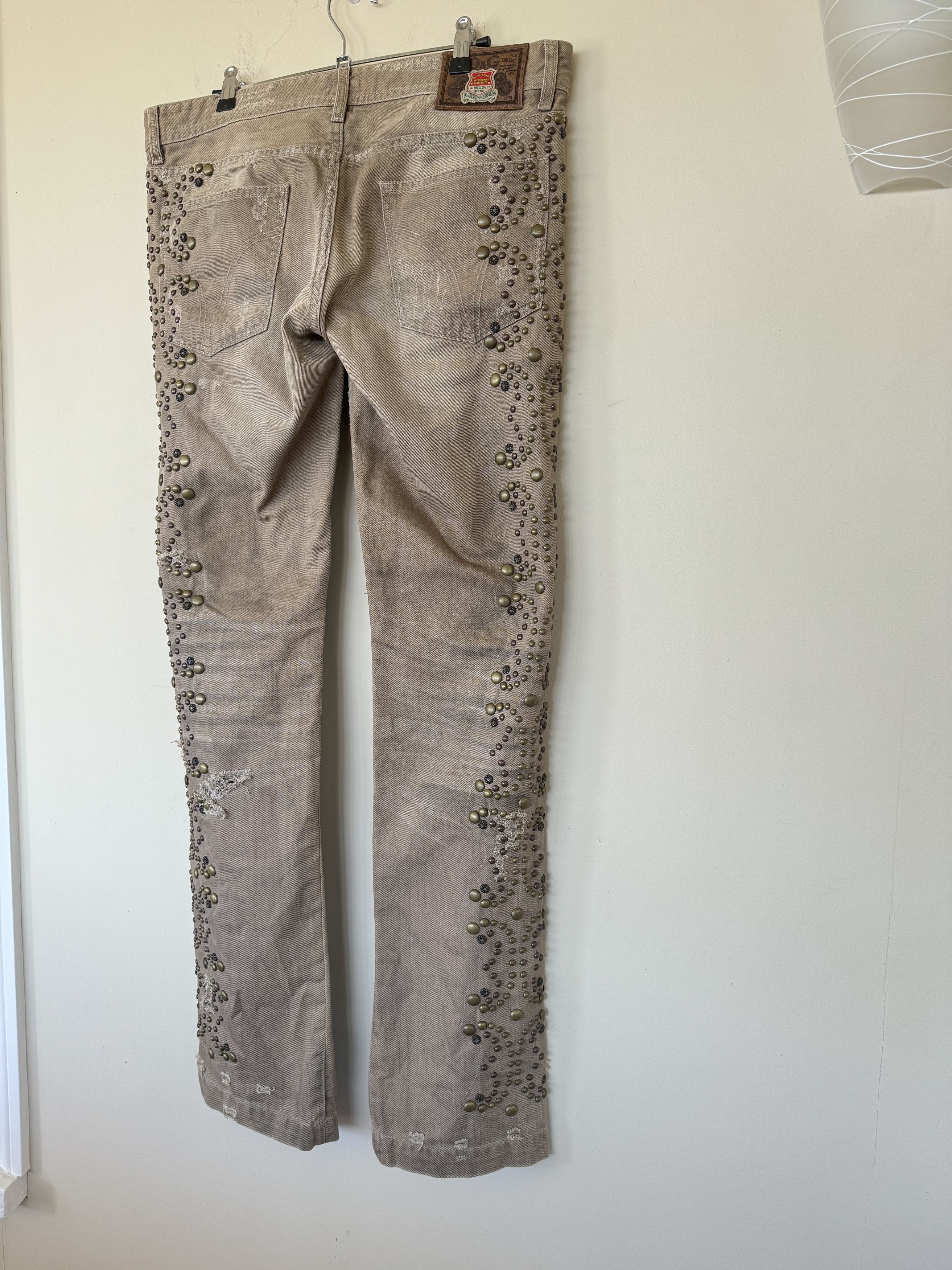 Dolce & Gabbana Vintage Studded Dolce & Gabbana Denim Size US 33 - 10 Thumbnail