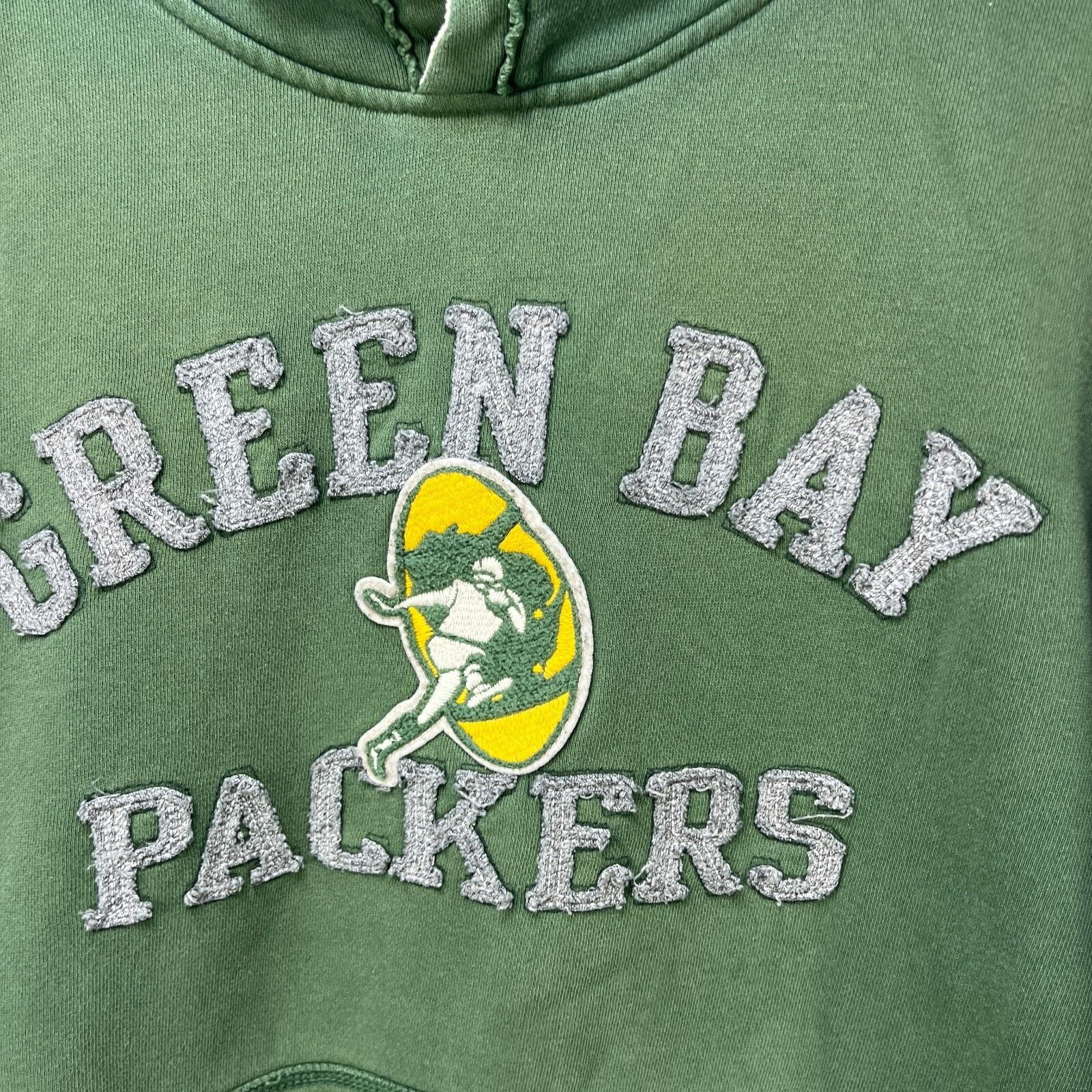 Reebok × Vintage Vintage Green Bay Packers Sun Faded NFL Hoodie Large Reebok Size US L / EU 52-54 / 3 - 3 Thumbnail