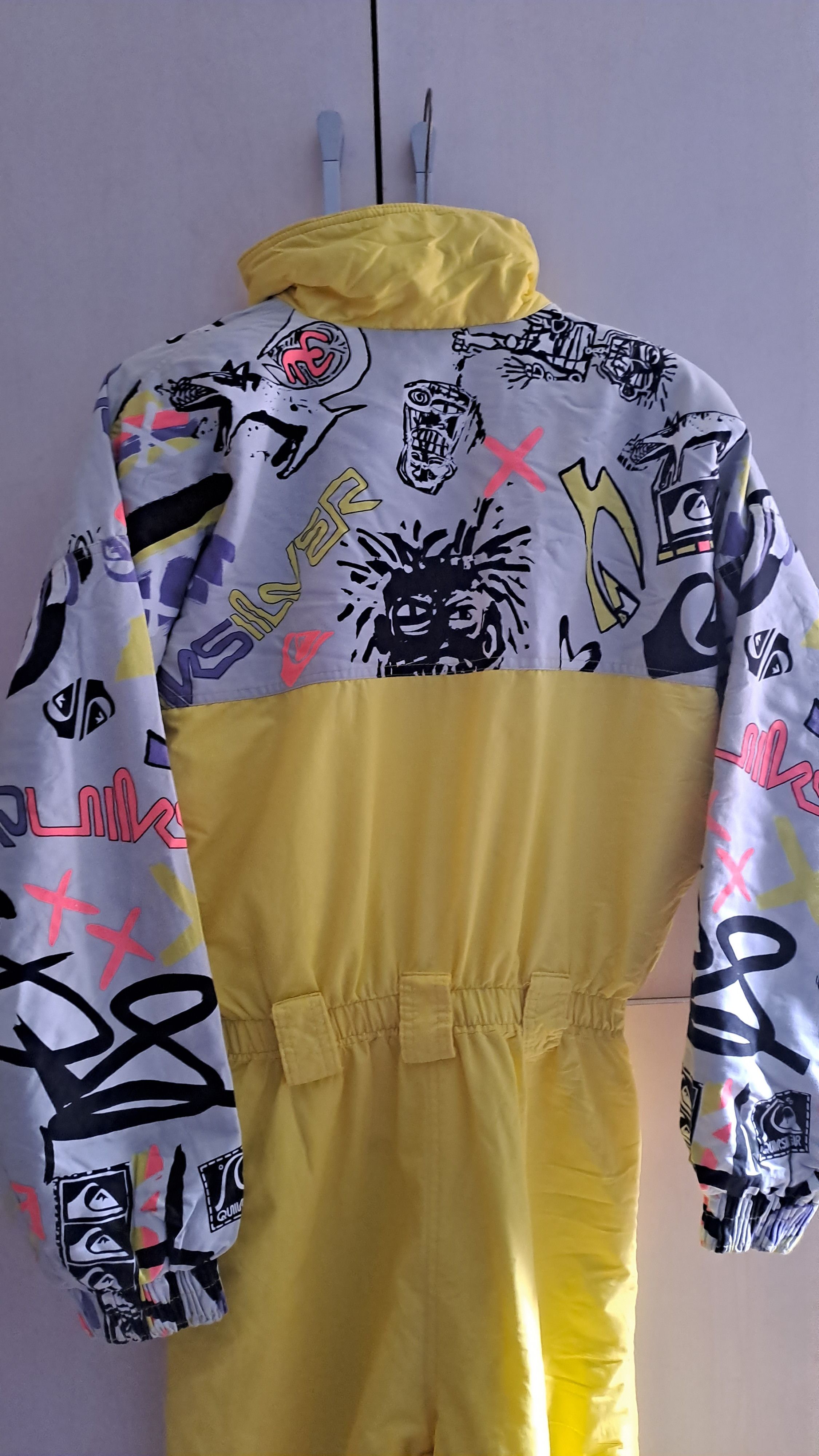 Other Vintage Quiksilever Ski Suit crazy pattern 80s 90s Size US L / EU 52-54 / 3 - 5 Thumbnail