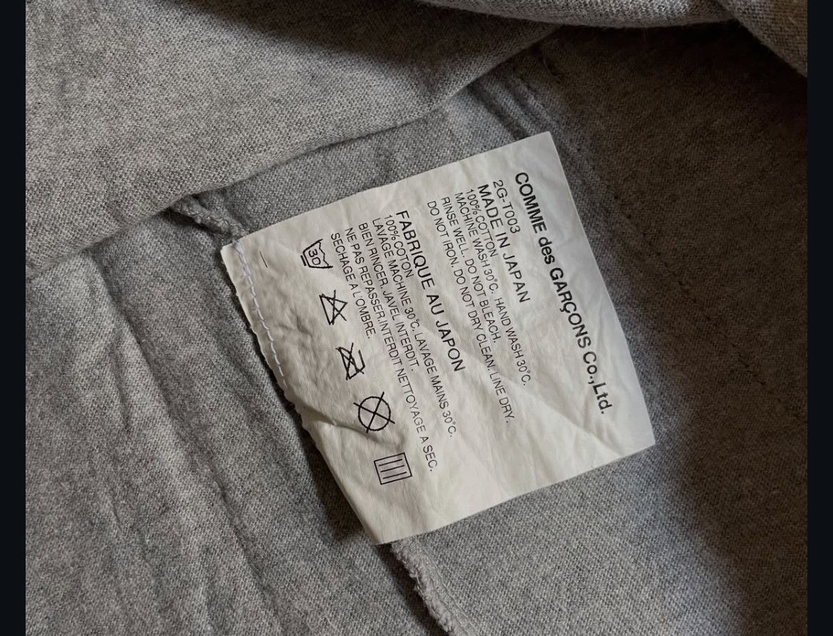 Comme des Garcons AD2011 Comme Des Garcons Pocket Tee Tshirt Size US M / EU 48-50 / 2 - 6 Thumbnail